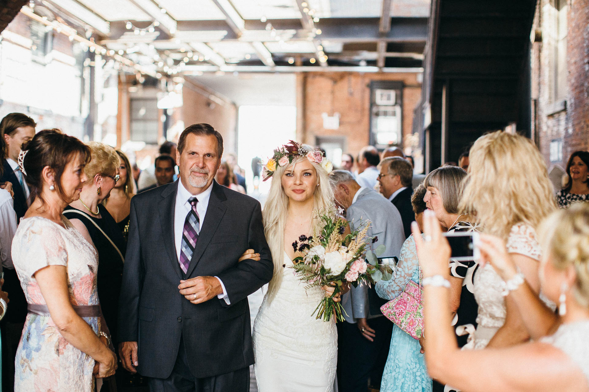Maris & Brock Alternative Brooklyn Wedding By Jean-Laurent Gaudy Photography
