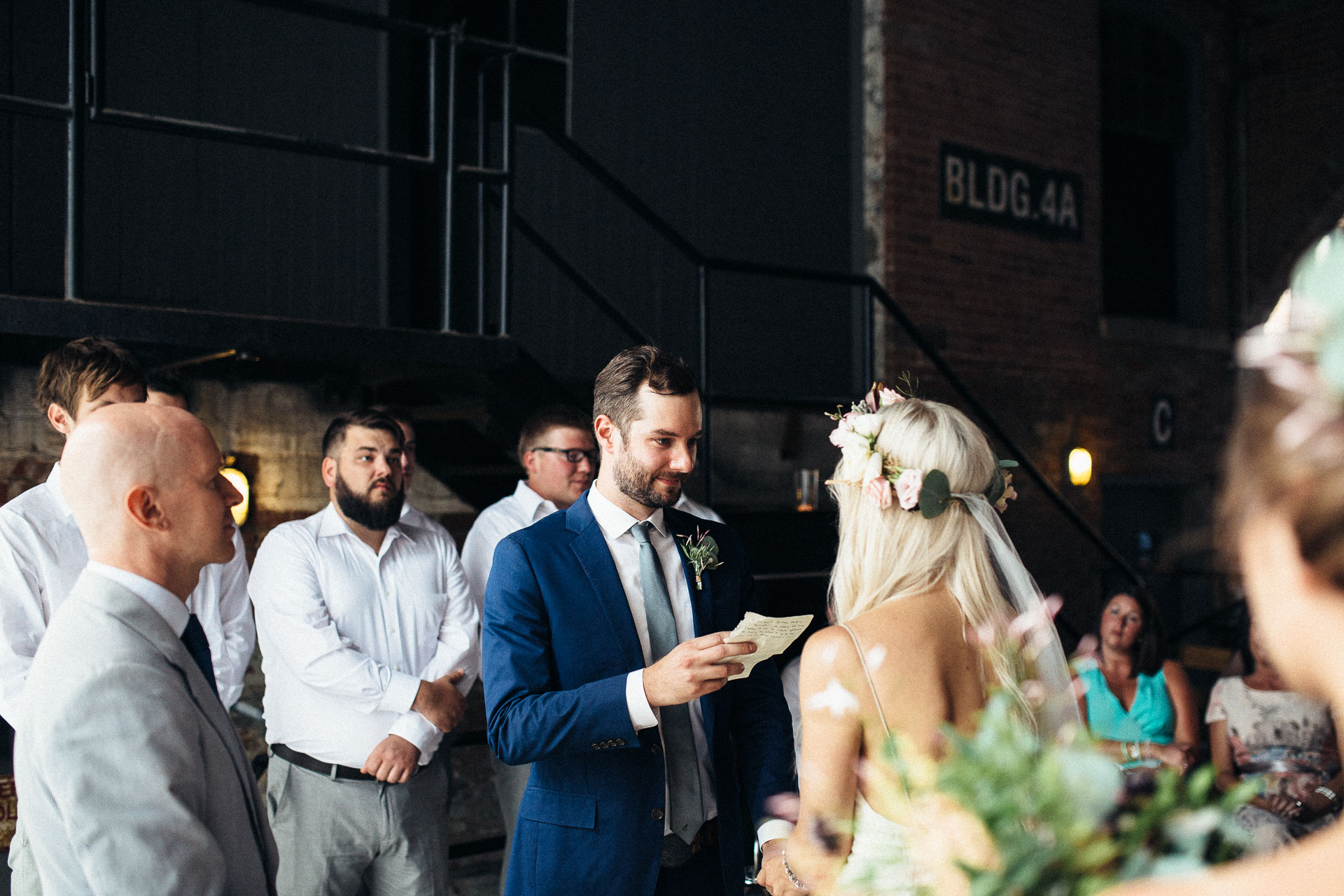 Maris & Brock Alternative Brooklyn Wedding By Jean-Laurent Gaudy Photography