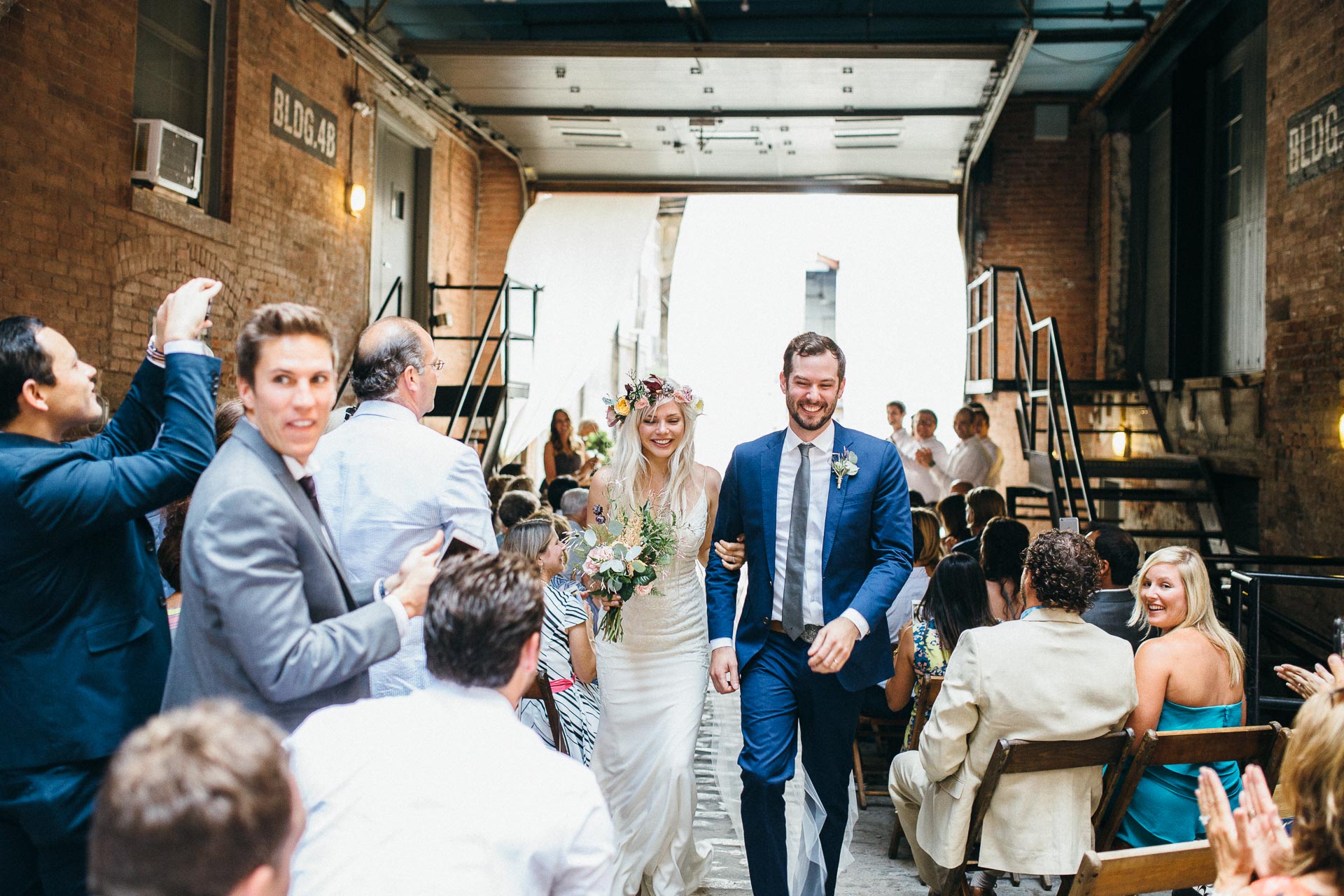 Maris & Brock Alternative Brooklyn Wedding By Jean-Laurent Gaudy Photography