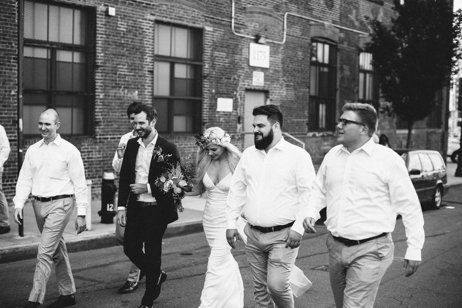 Maris & Brock Alternative Brooklyn Wedding By Jean-Laurent Gaudy Photography