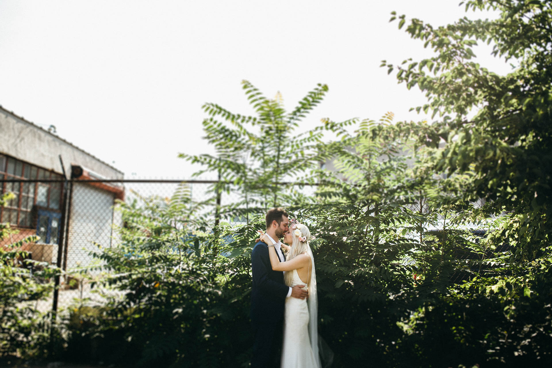 Maris & Brock Alternative Brooklyn Wedding By Jean-Laurent Gaudy Photography