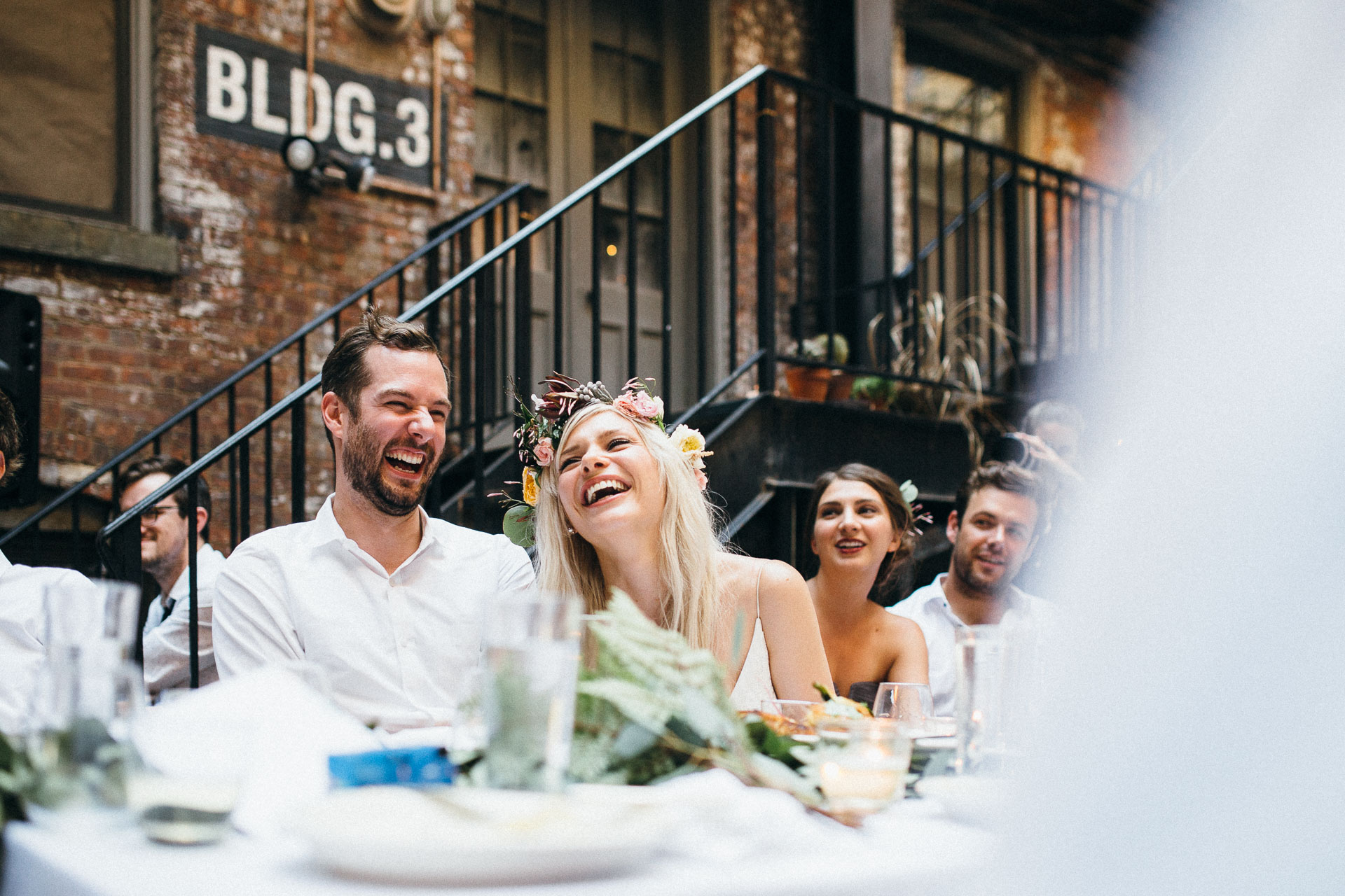 Maris & Brock Alternative Brooklyn Wedding By Jean-Laurent Gaudy Photography