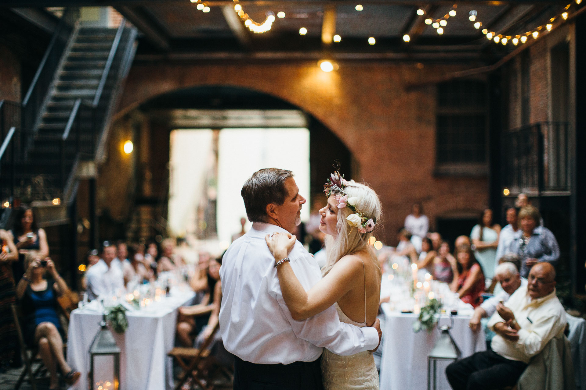 Maris & Brock Alternative Brooklyn Wedding By Jean-Laurent Gaudy Photography