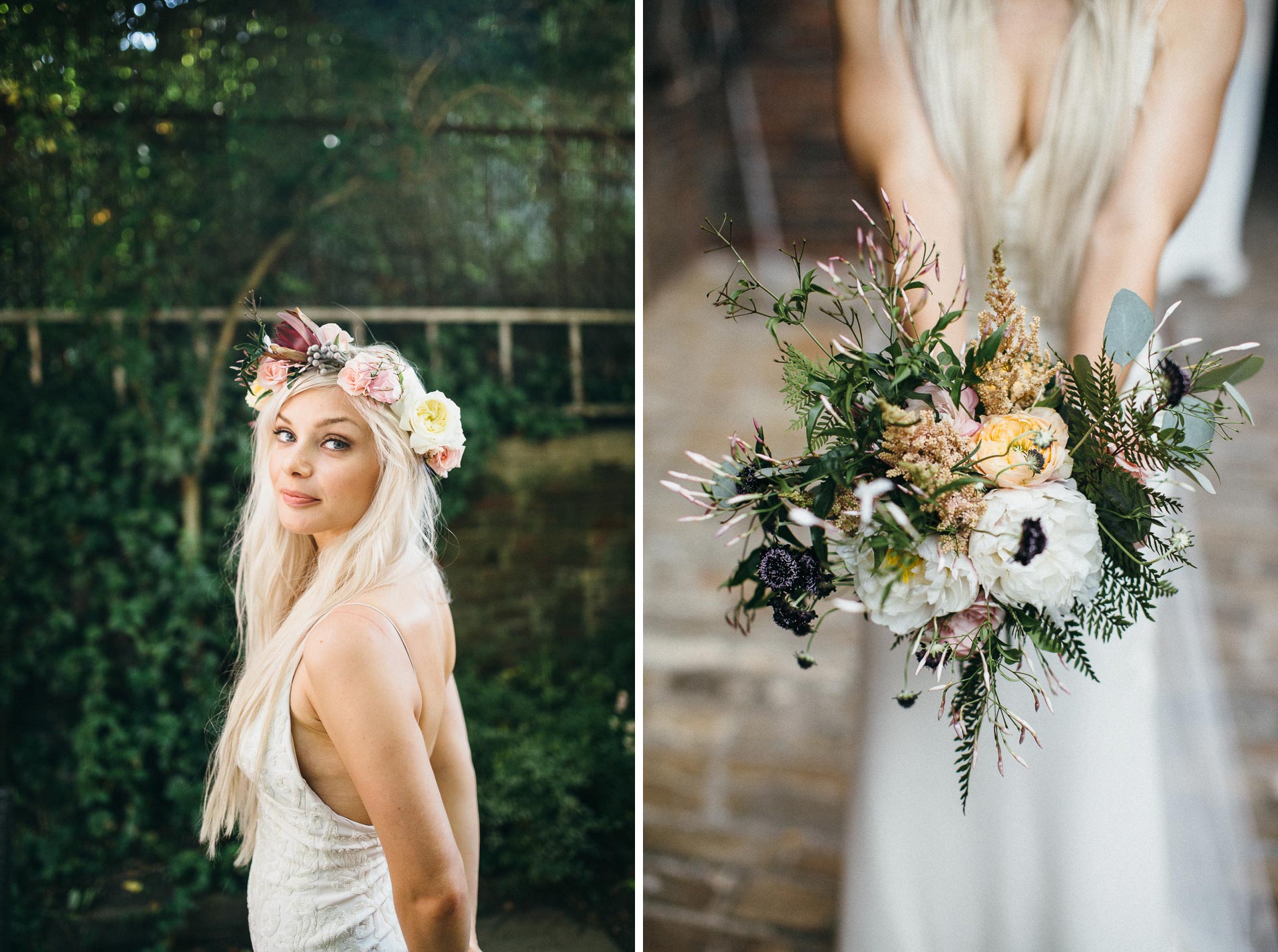 Maris & Brock Alternative Brooklyn Wedding By Jean-Laurent Gaudy Photography