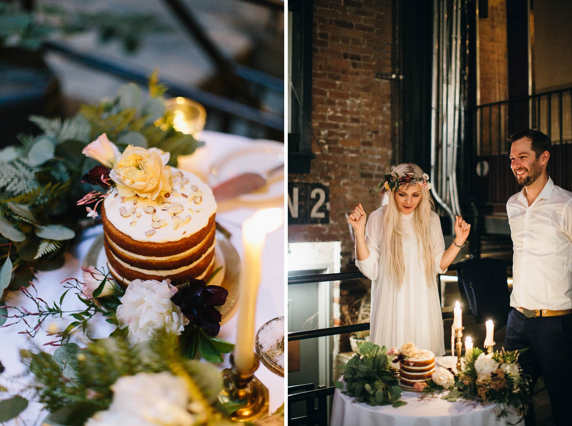 Maris & Brock Alternative Brooklyn Wedding By Jean-Laurent Gaudy Photography