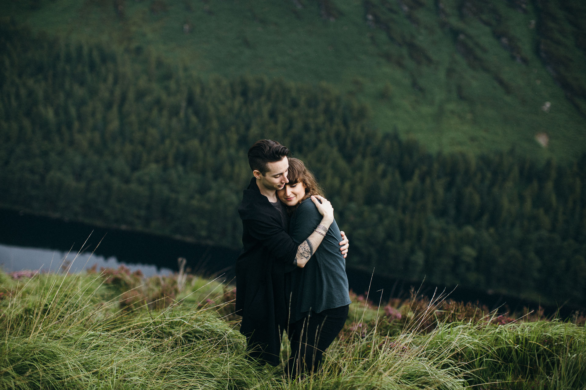 Wicklow Mountains Engagement Session in Ireland by Jean-Laurent Gaudy Photography