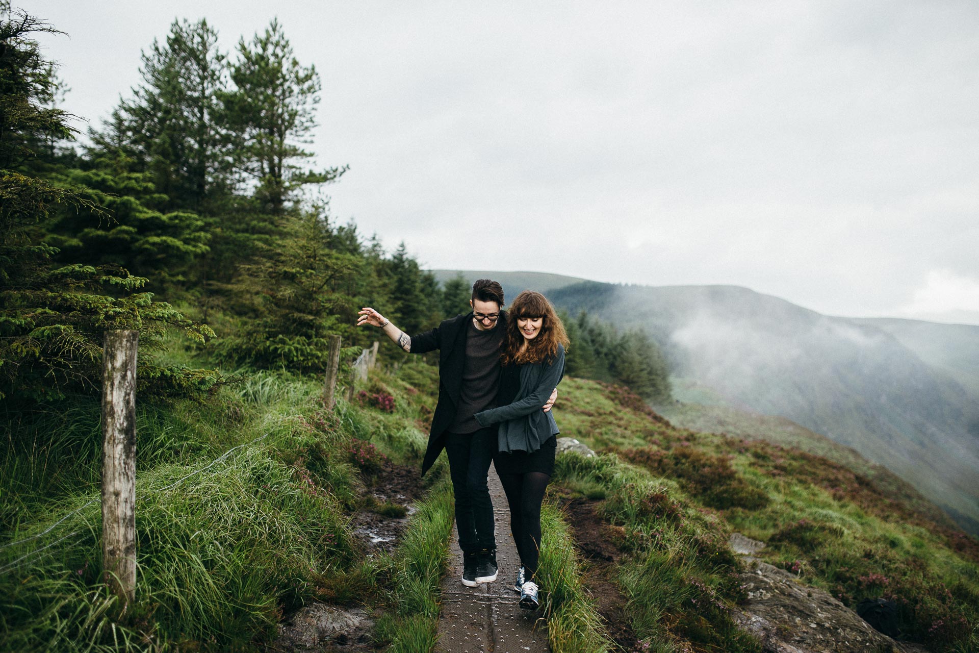 Wicklow Mountains Engagement Session in Ireland by Jean-Laurent Gaudy Photography