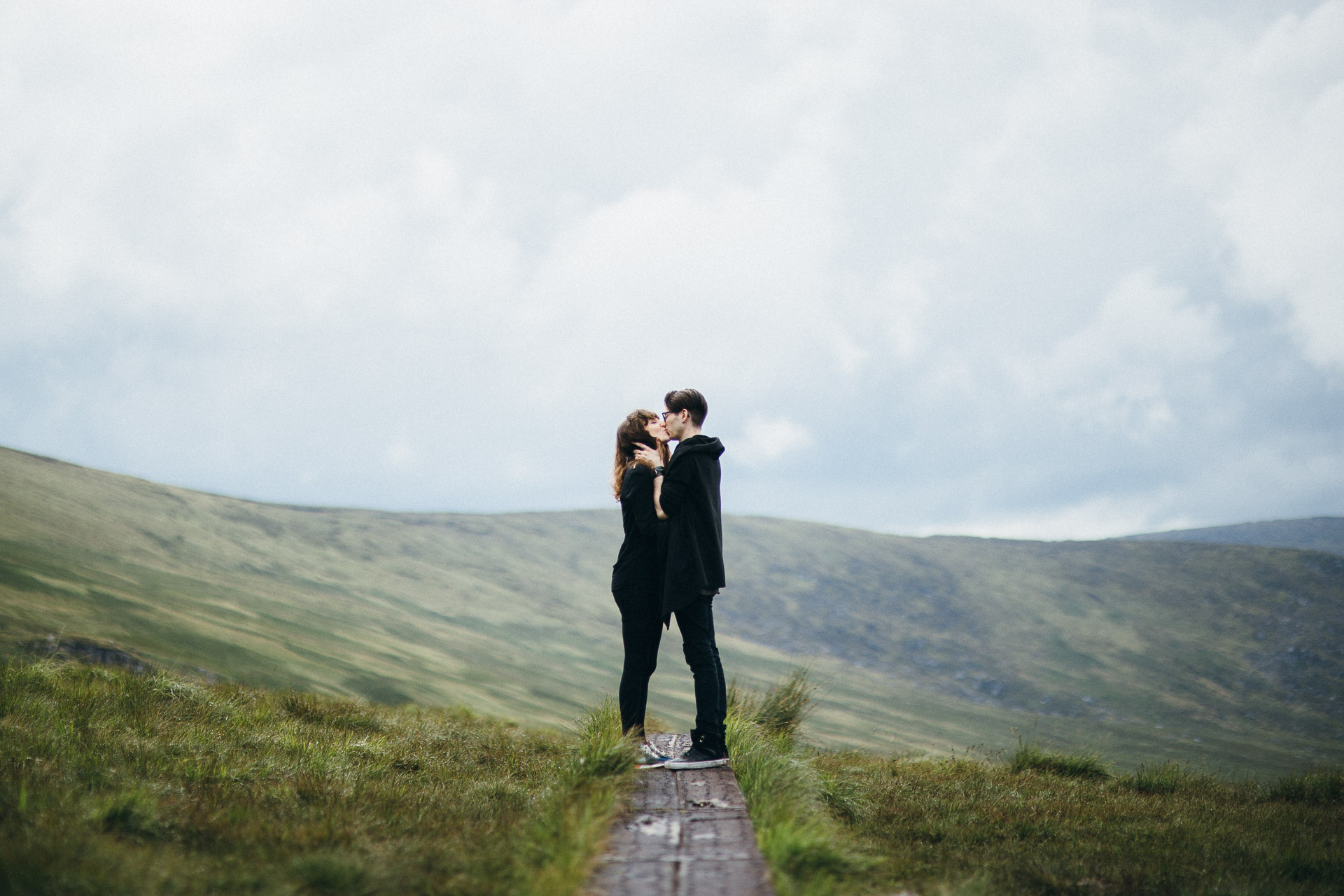 Wicklow Mountains Engagement Session in Ireland by Jean-Laurent Gaudy Photography