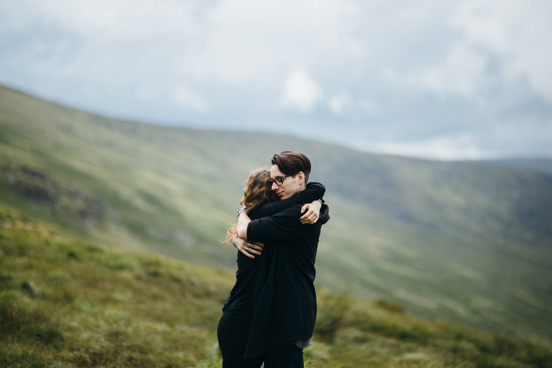 Wicklow Mountains Engagement Session in Ireland by Jean-Laurent Gaudy Photography