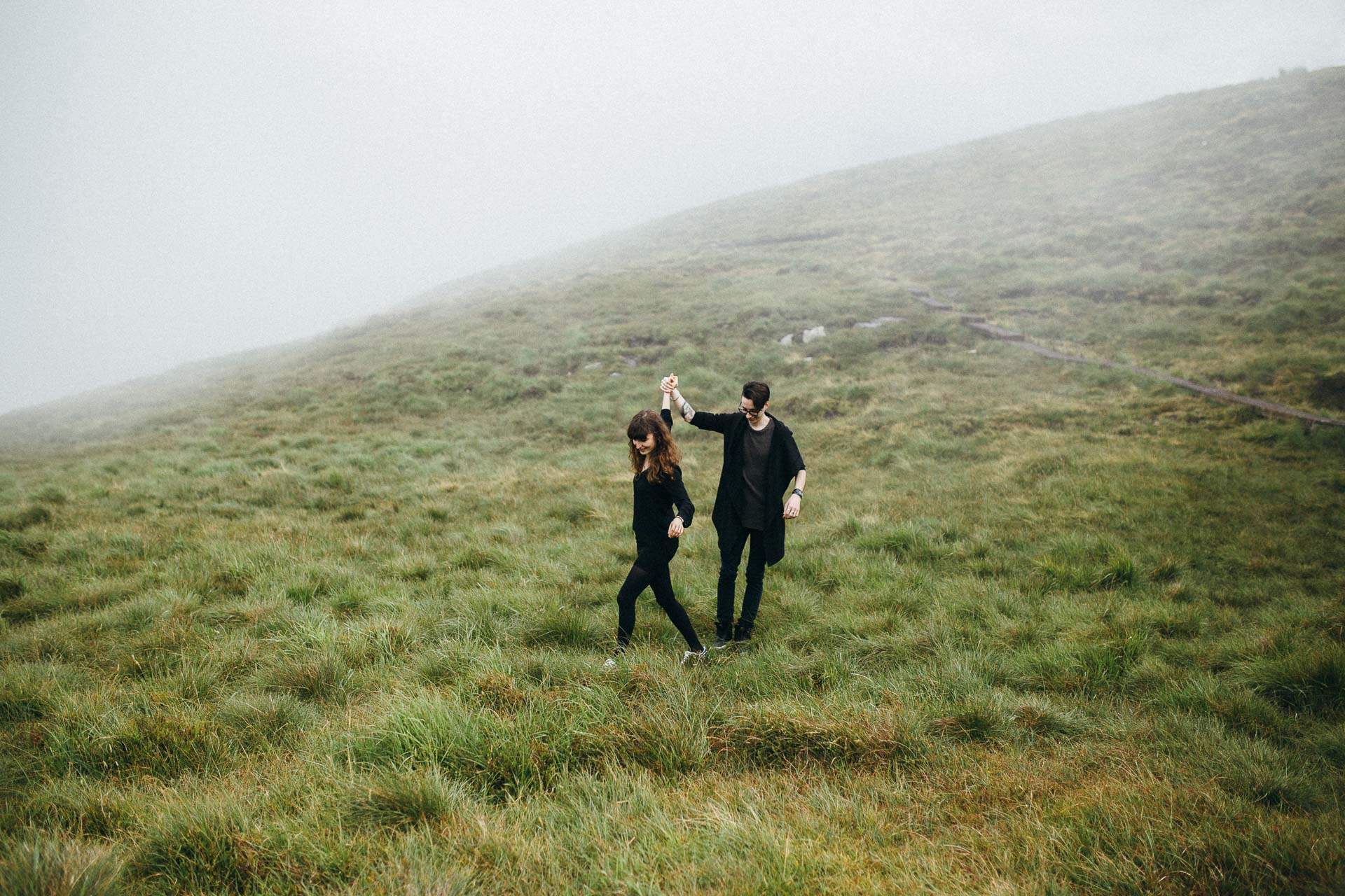 Wicklow Mountains Engagement Session in Ireland by Jean-Laurent Gaudy Photography