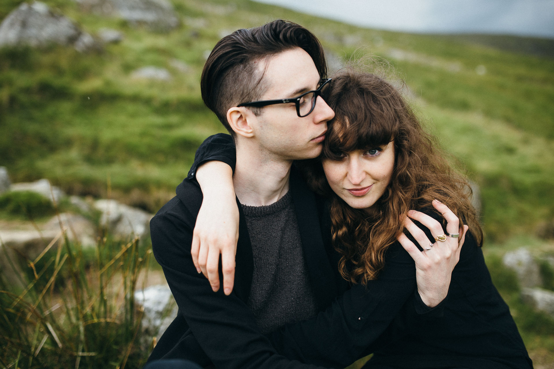 Wicklow Mountains Engagement Session in Ireland by Jean-Laurent Gaudy Photography