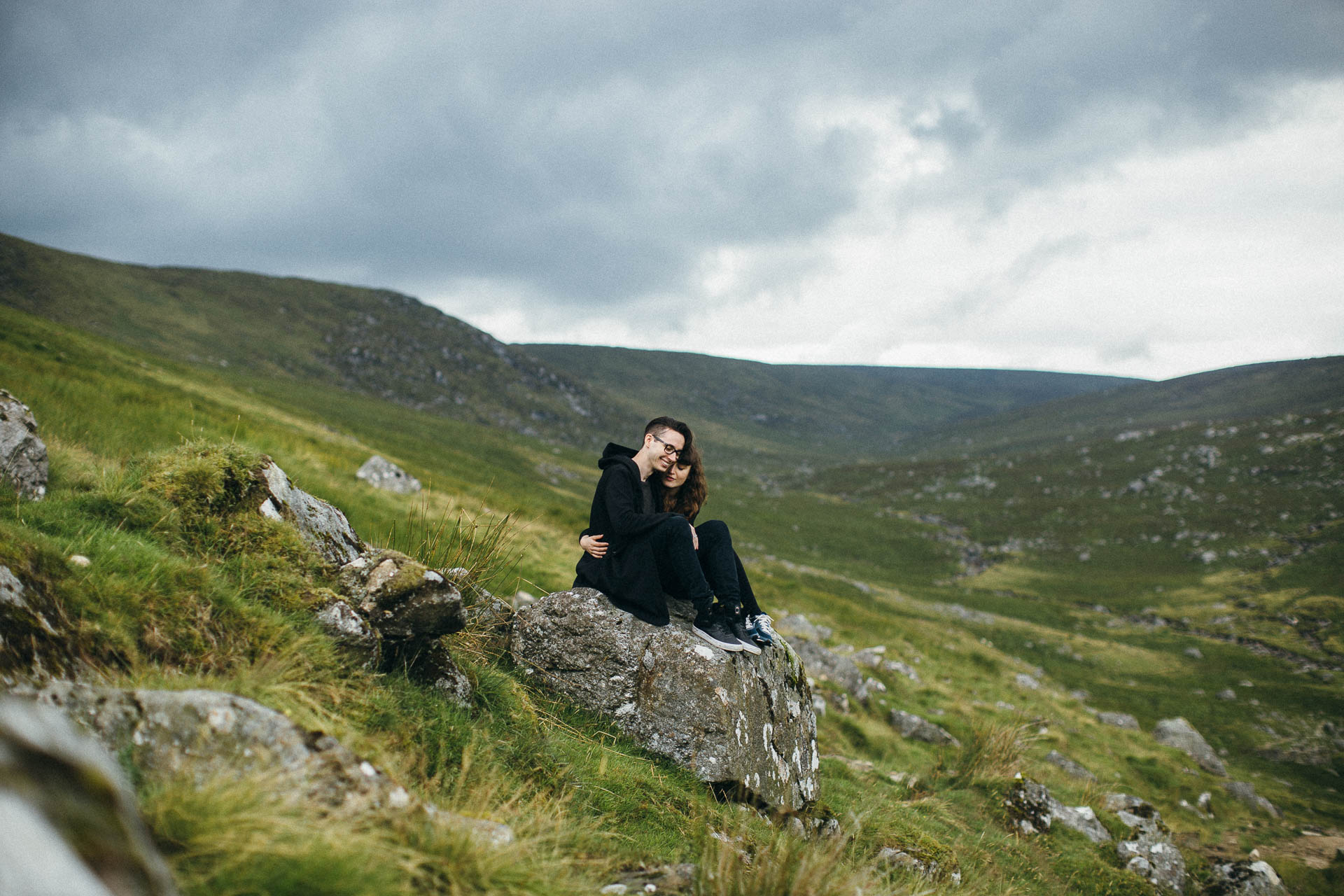 Wicklow Mountains Engagement Session in Ireland by Jean-Laurent Gaudy Photography