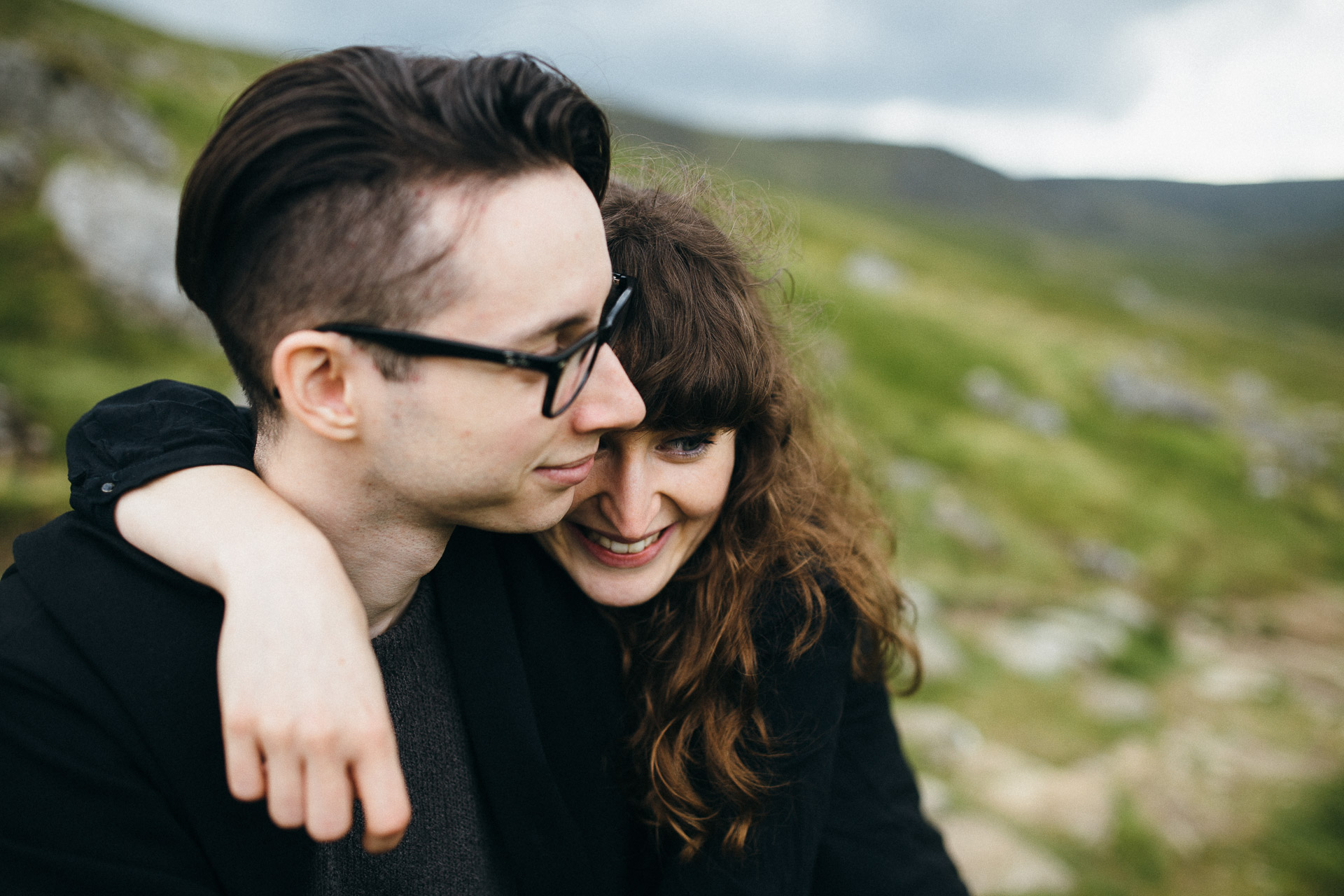 Wicklow Mountains Engagement Session in Ireland by Jean-Laurent Gaudy Photography