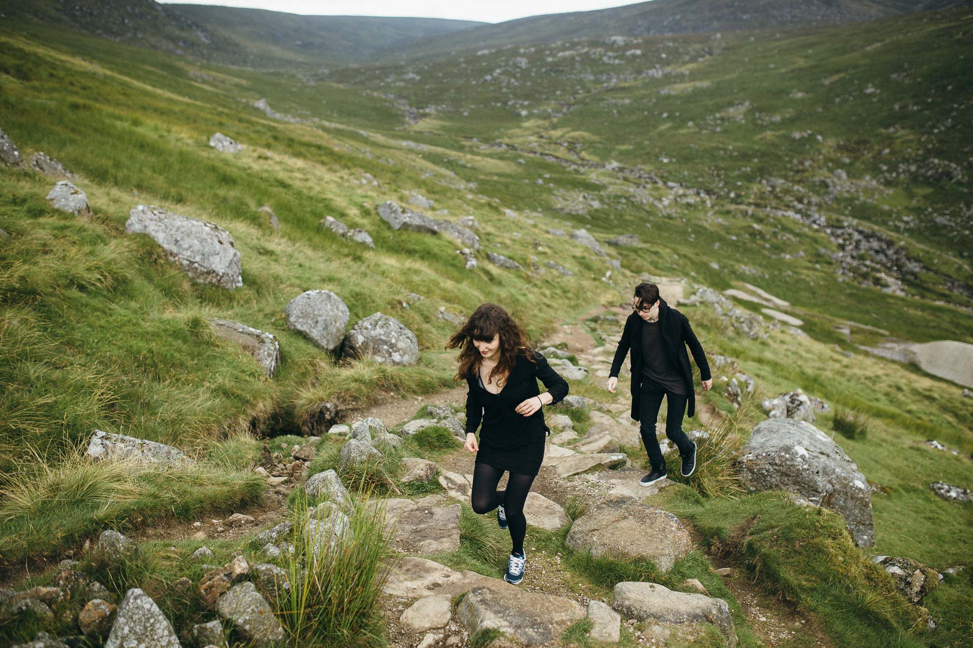 Wicklow Mountains Engagement Session in Ireland by Jean-Laurent Gaudy Photography