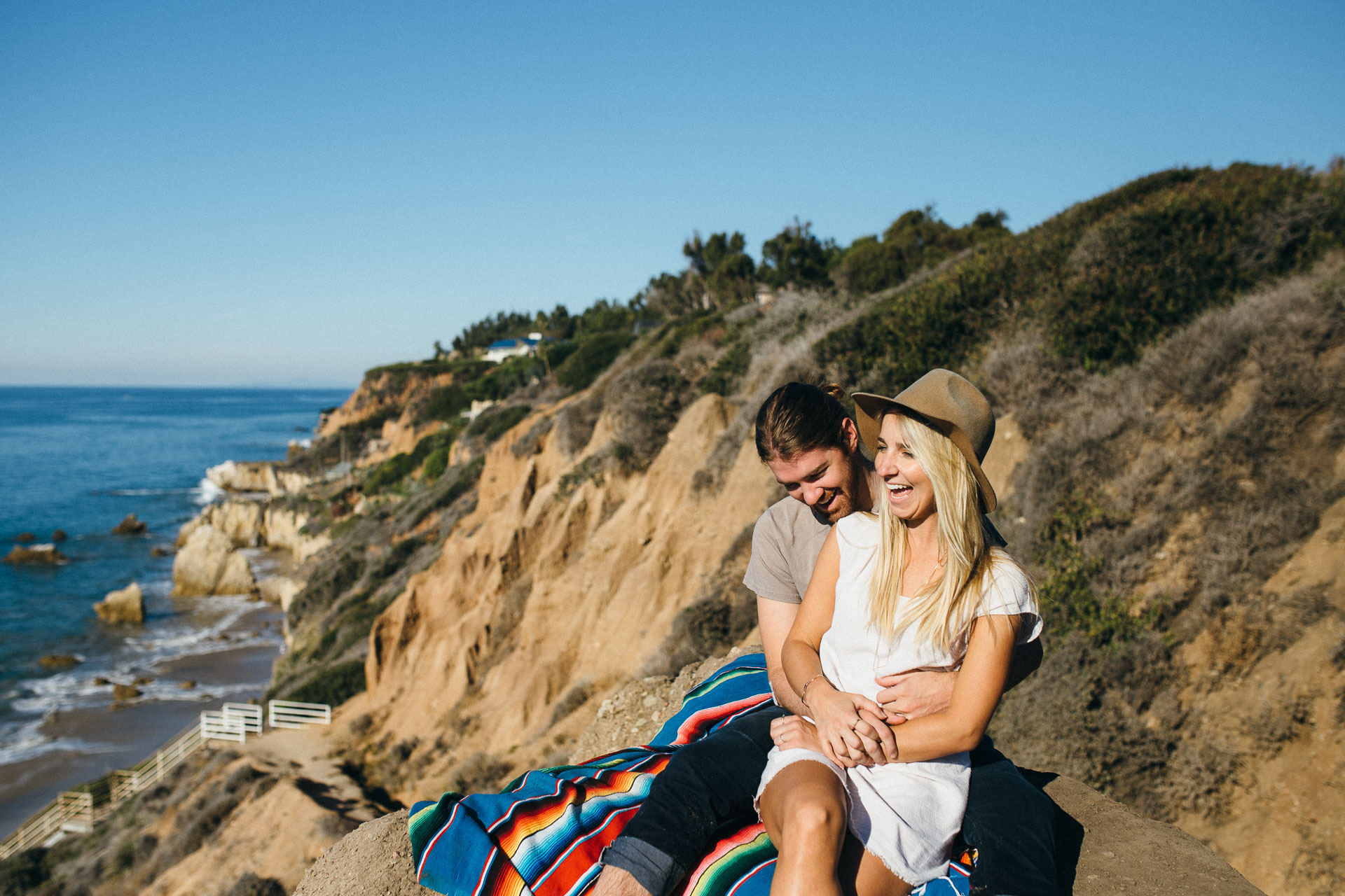 El Matador Beach Engagement in California by Jean-Laurent Gaudy Photography-7