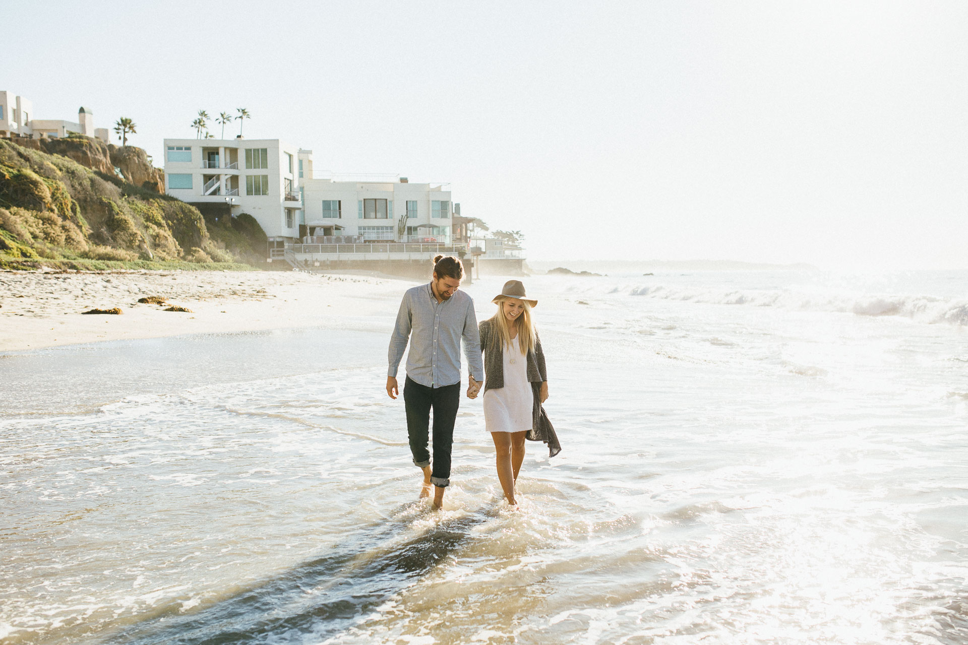 Malibu Los Angeles Engagement in California by Jean-Laurent Gaudy Photography