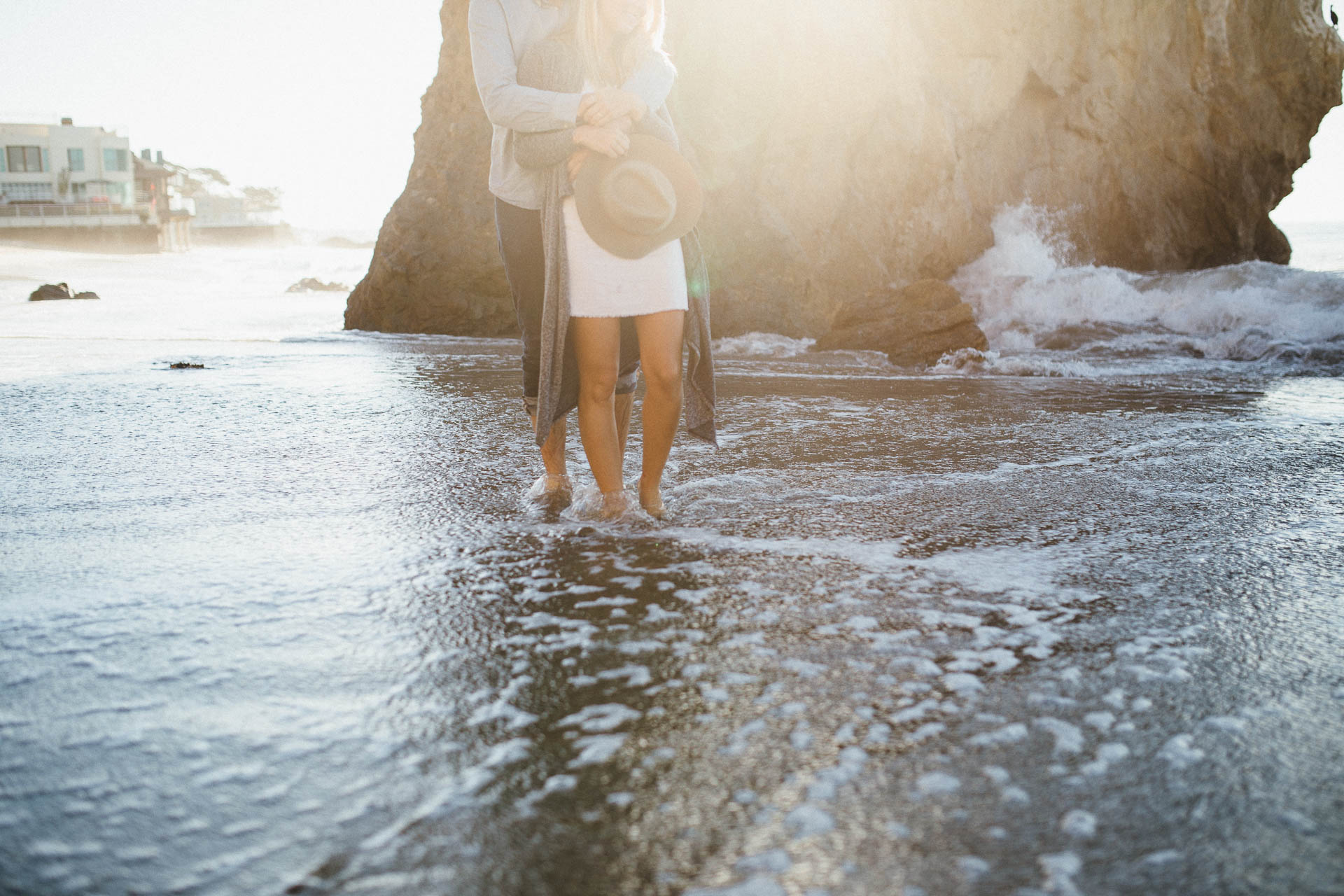 Malibu Los Angeles Engagement in California by Jean-Laurent Gaudy Photography