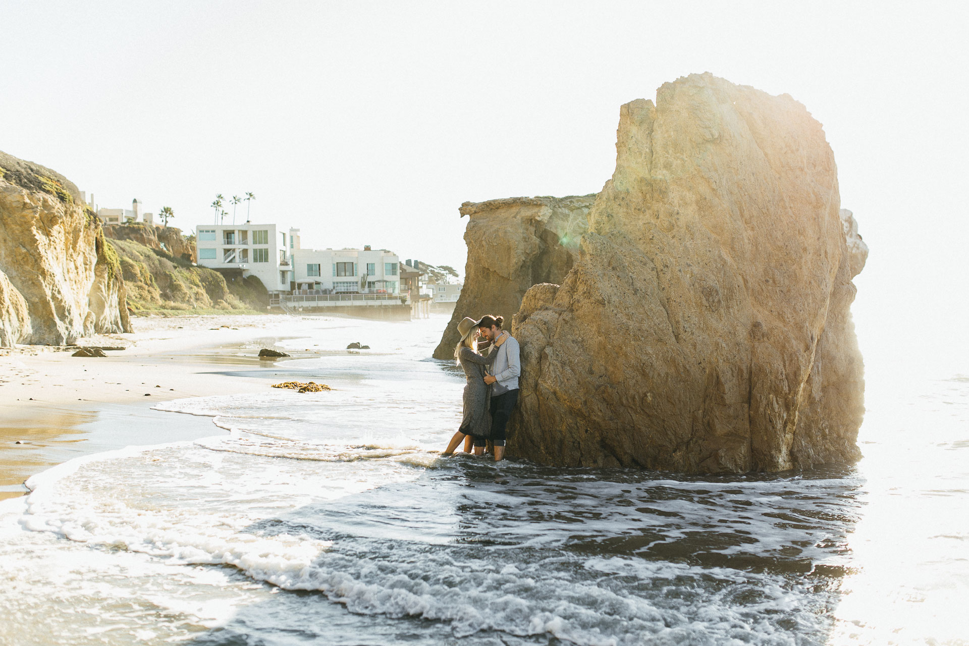 Malibu Los Angeles Engagement in California by Jean-Laurent Gaudy Photography