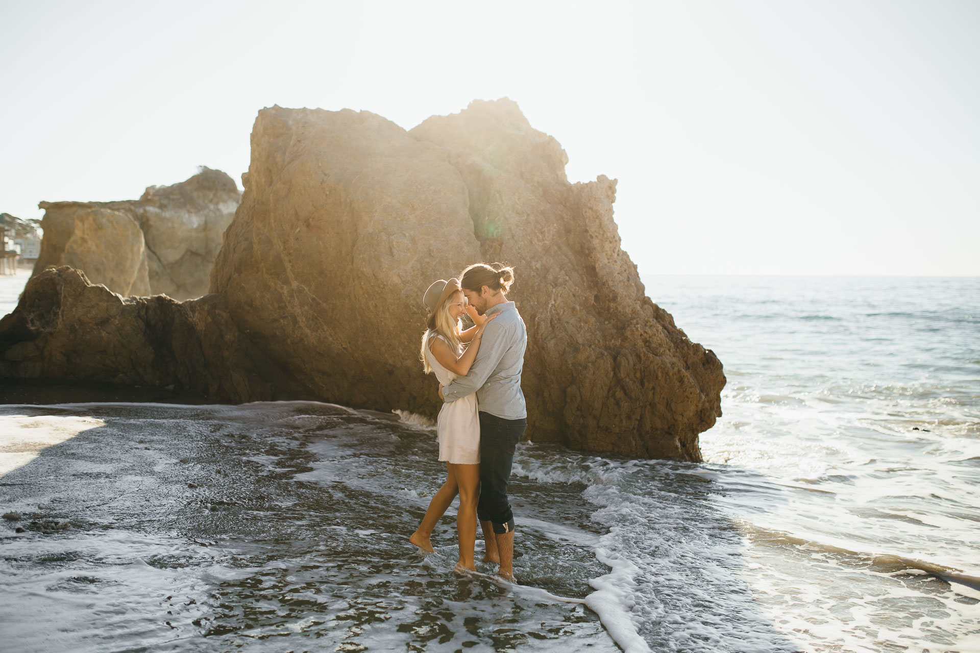 Malibu Los Angeles Engagement in California by Jean-Laurent Gaudy Photography