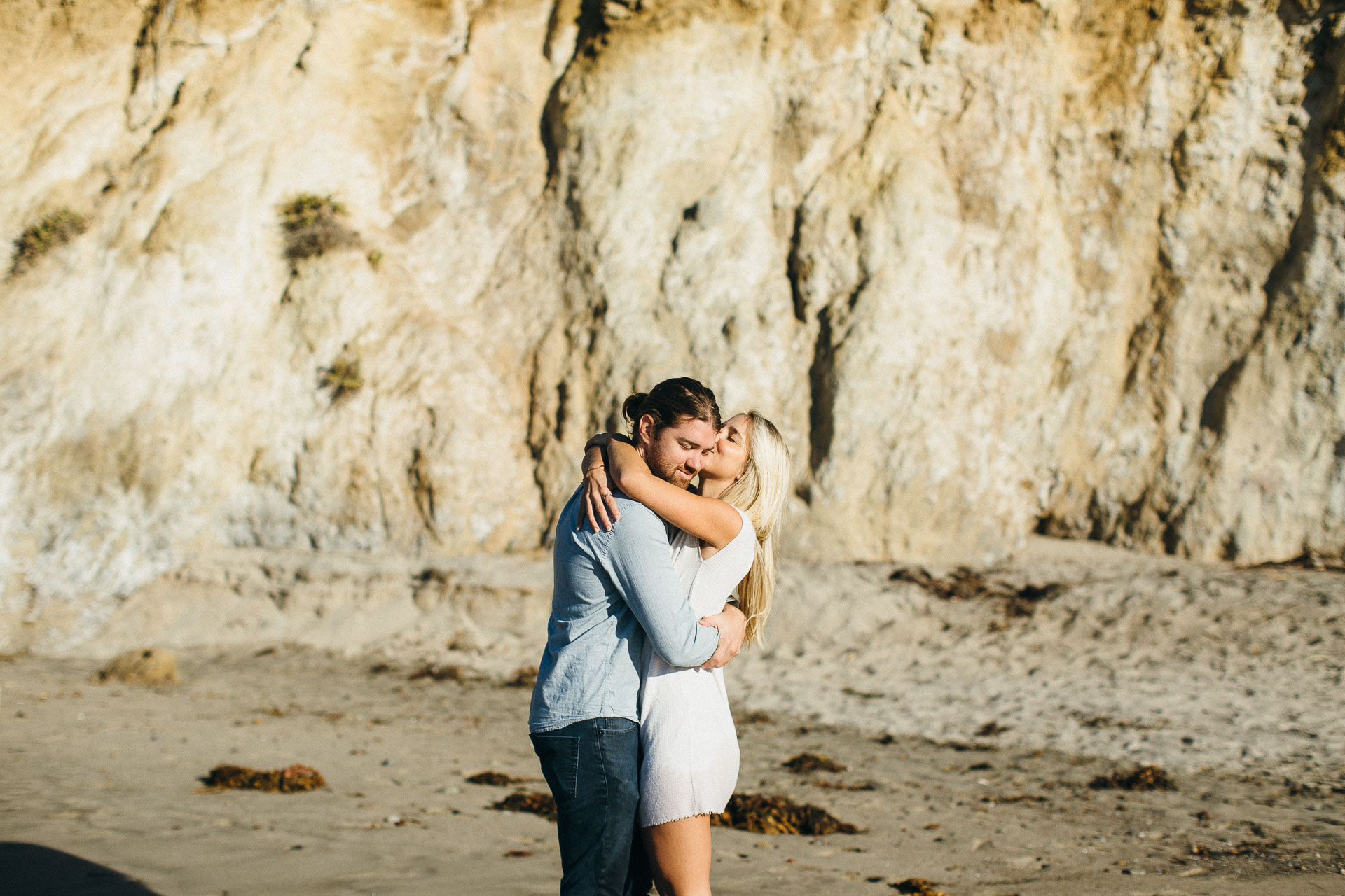 Malibu Los Angeles Engagement in California by Jean-Laurent Gaudy Photography