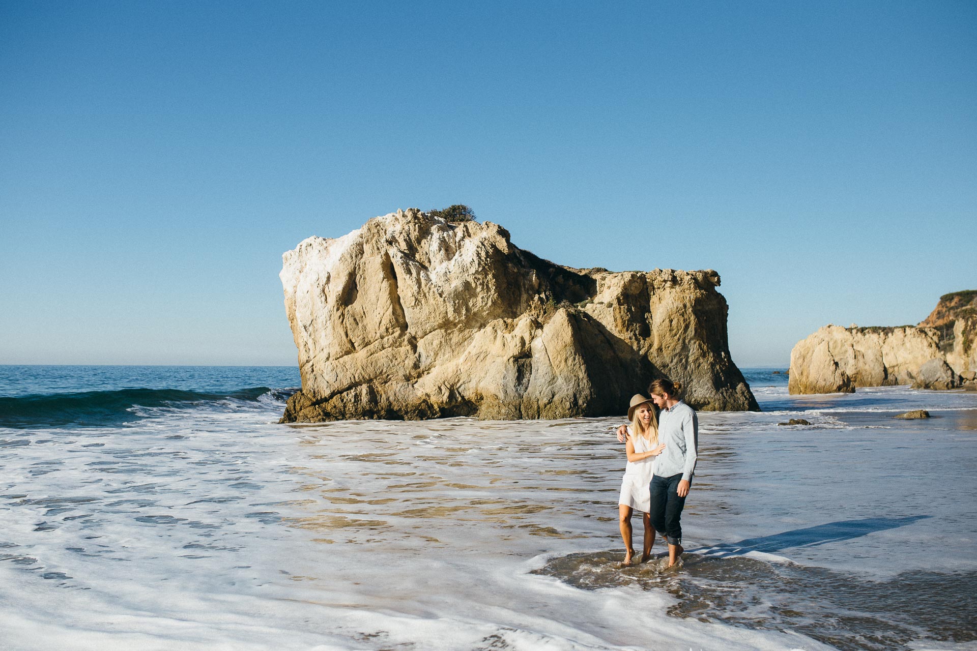 Malibu Los Angeles Engagement in California by Jean-Laurent Gaudy Photography