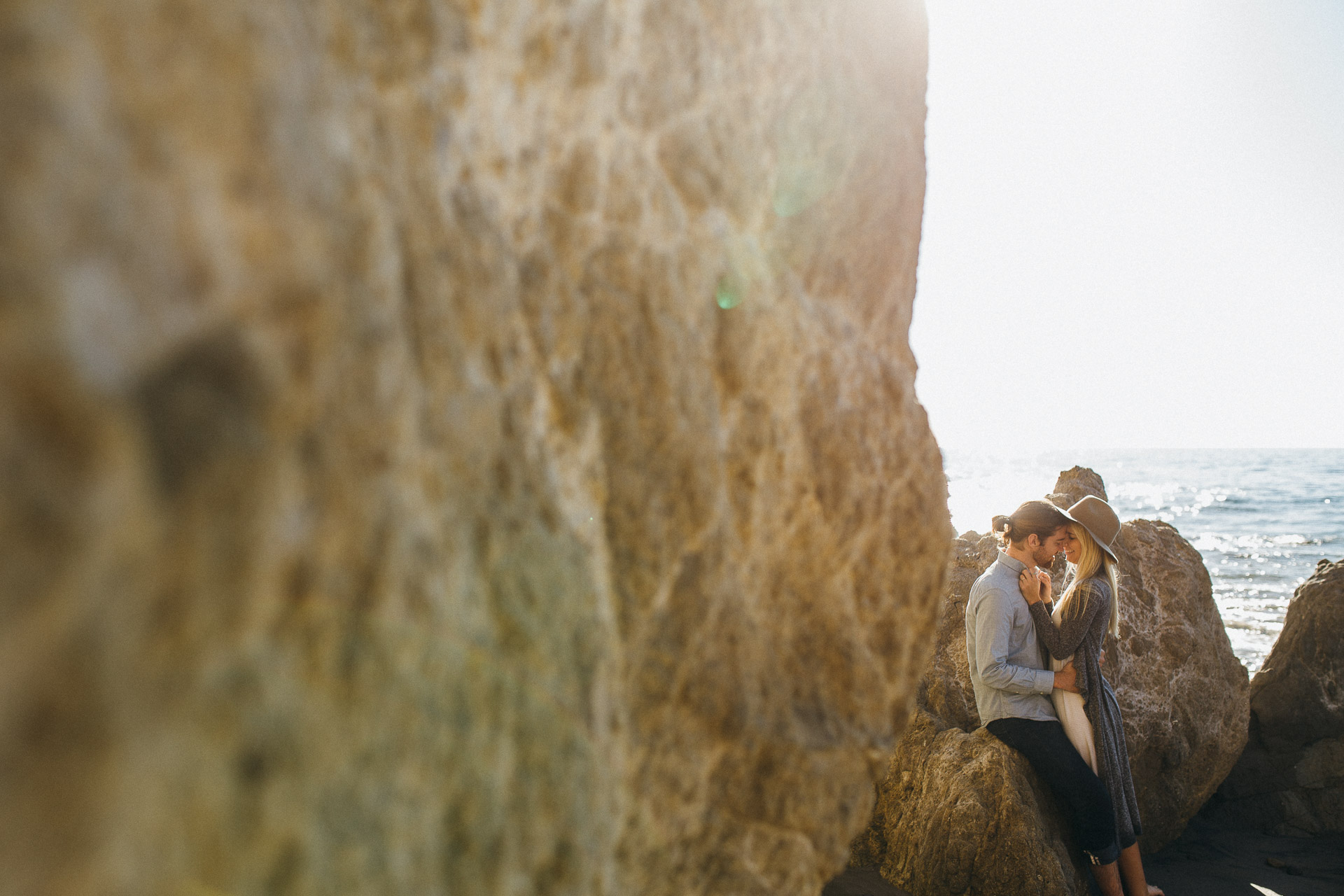 Malibu Los Angeles Engagement in California by Jean-Laurent Gaudy Photography
