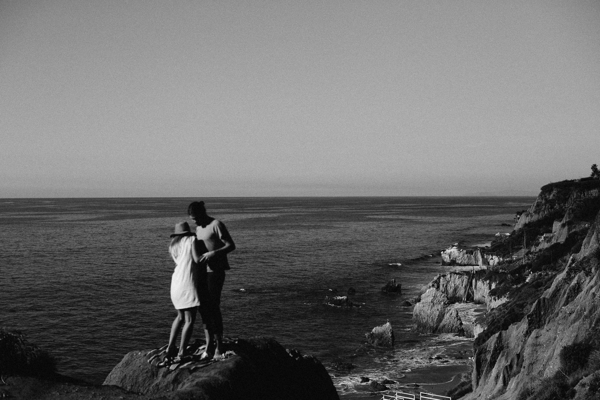 Malibu Los Angeles Engagement in California by Jean-Laurent Gaudy Photography