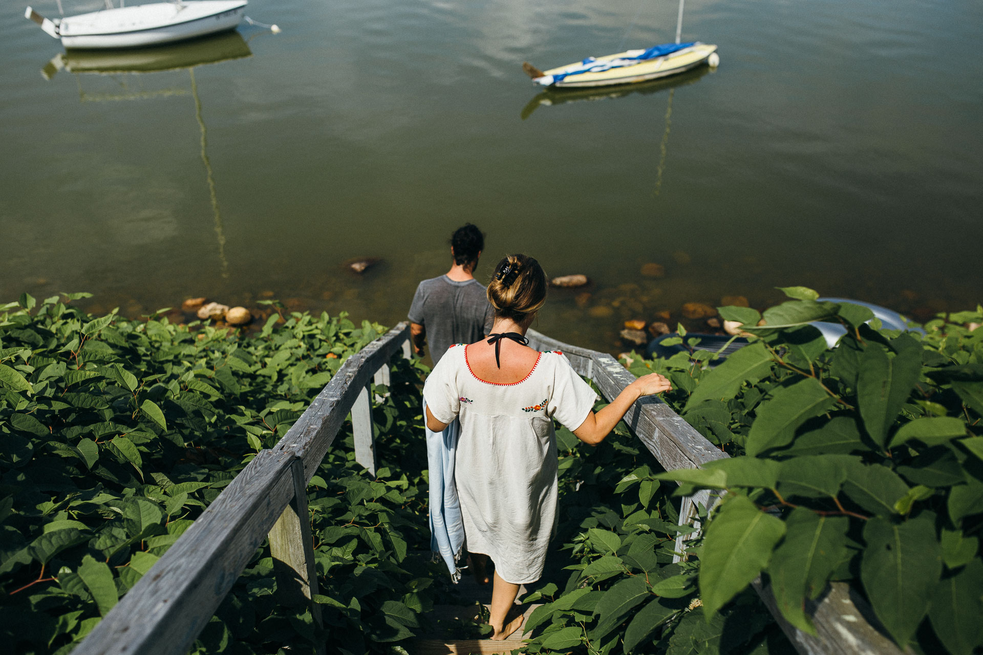 Filiz & Greg Montauk Intimate Wedding by Jean-Laurent Gaudy Photography