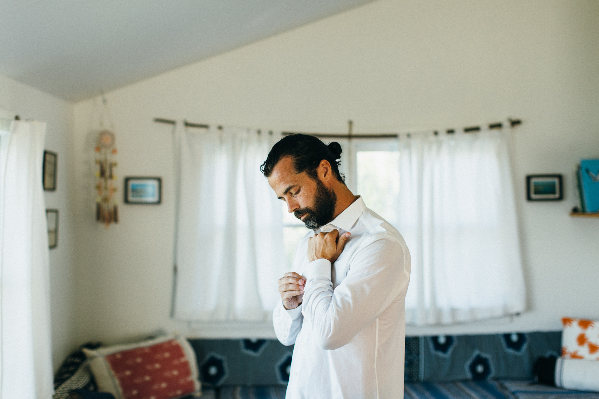 Filiz & Greg Montauk Intimate Wedding by Jean-Laurent Gaudy Photography