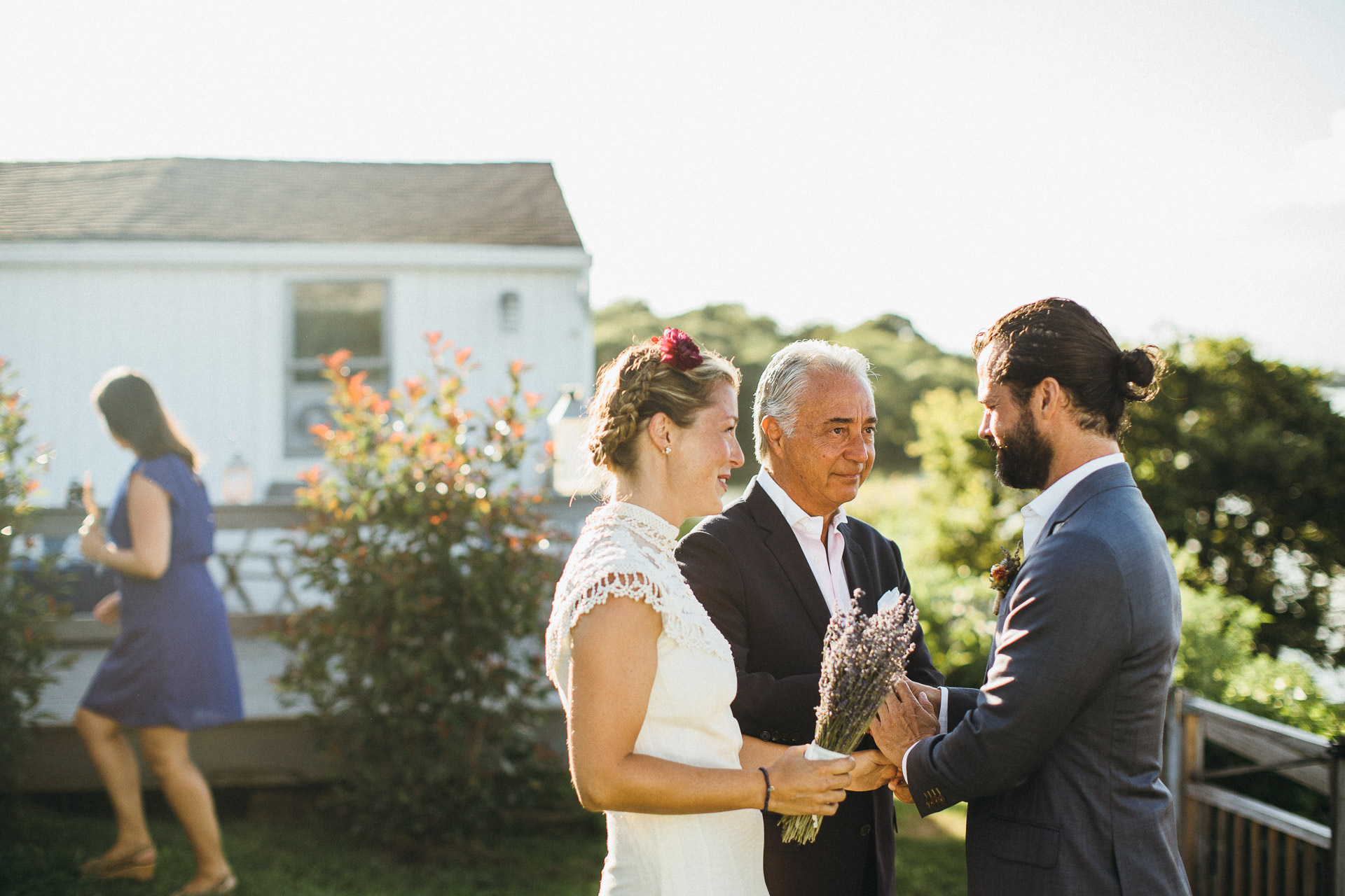 Filiz & Greg Montauk Intimate Wedding by Jean-Laurent Gaudy Photography