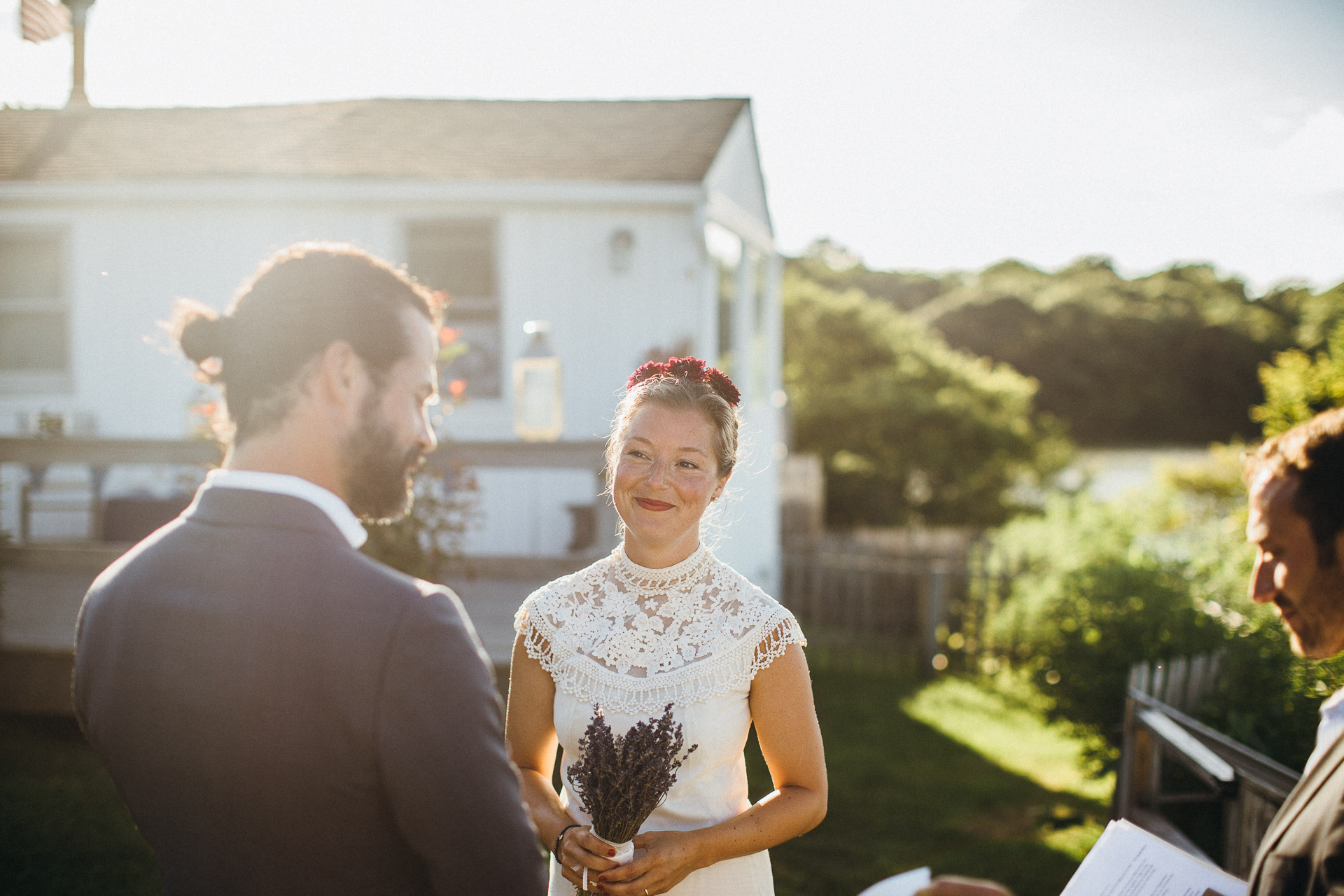 Filiz & Greg Montauk Intimate Wedding by Jean-Laurent Gaudy Photography