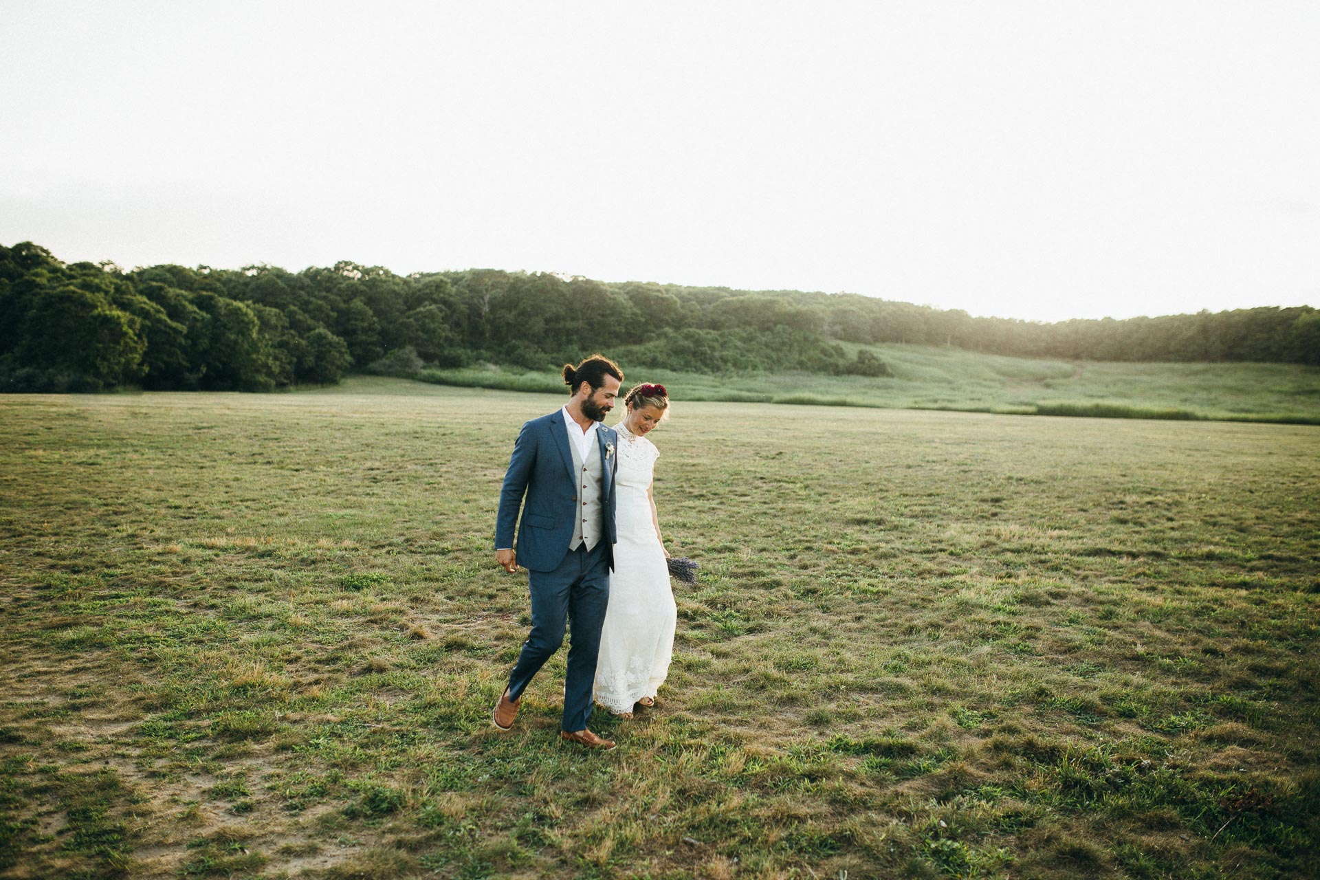 Filiz & Greg Montauk Intimate Wedding by Jean-Laurent Gaudy Photography