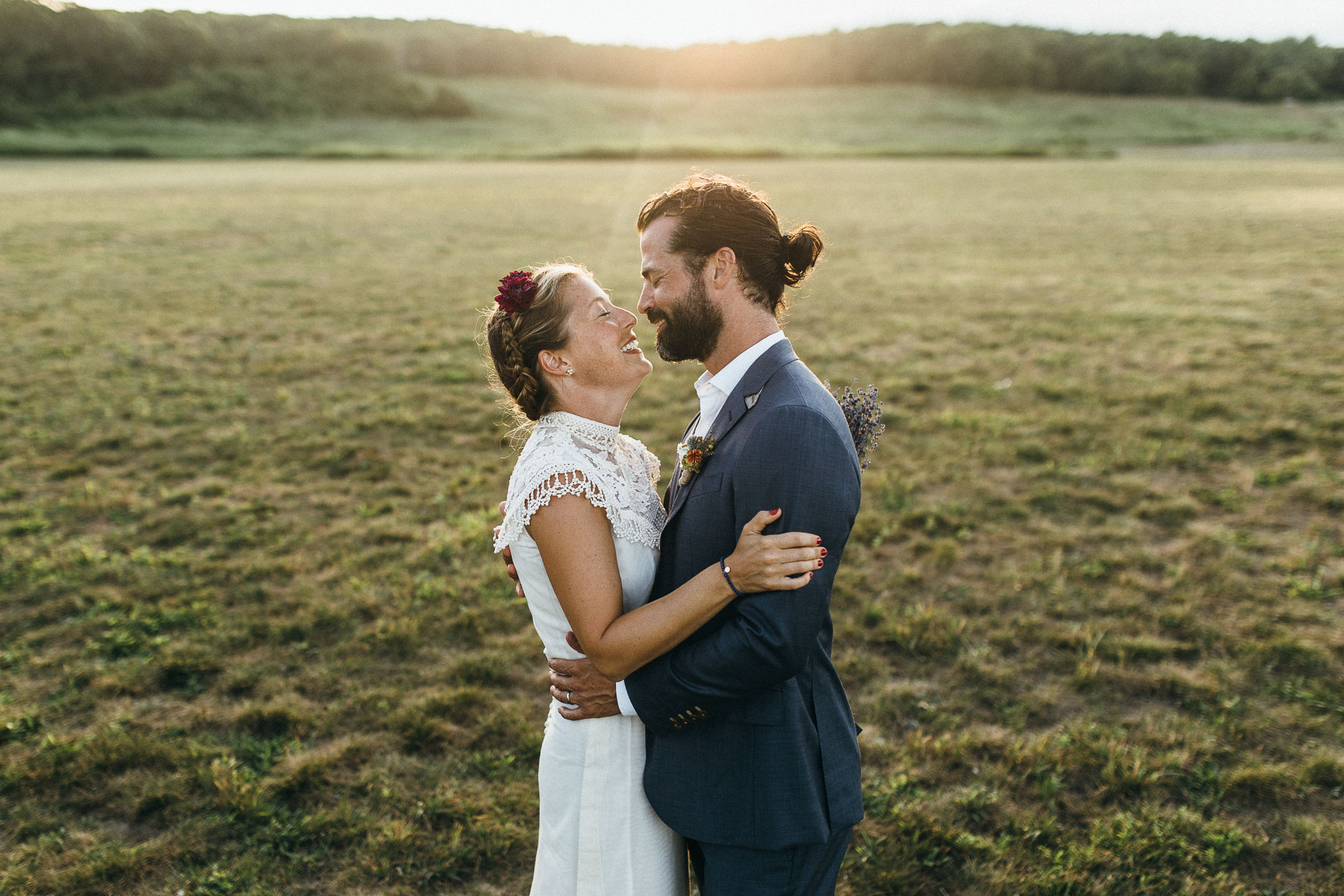 Filiz & Greg Montauk Intimate Wedding by Jean-Laurent Gaudy Photography