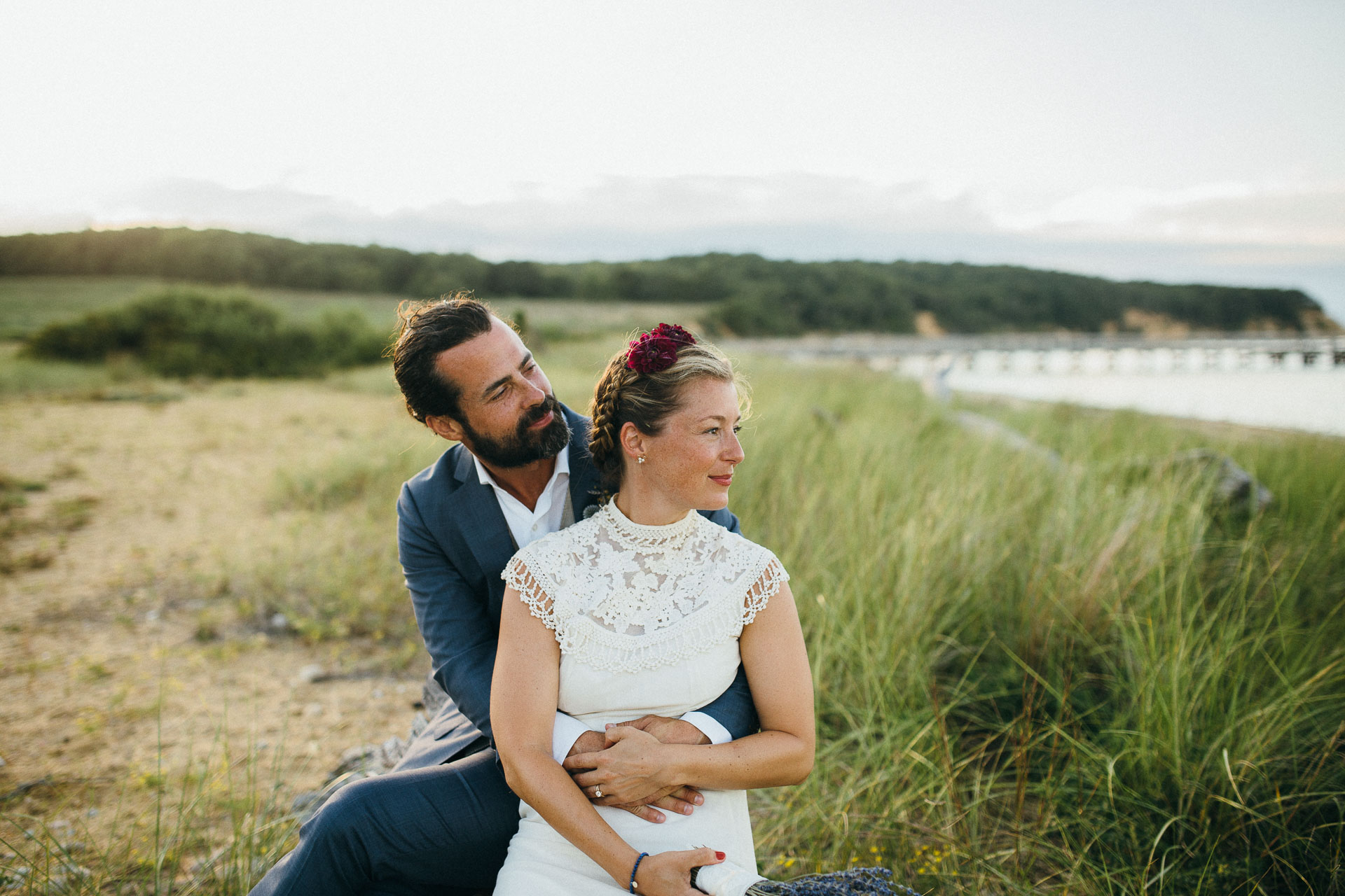 Filiz & Greg Montauk Intimate Wedding by Jean-Laurent Gaudy Photography