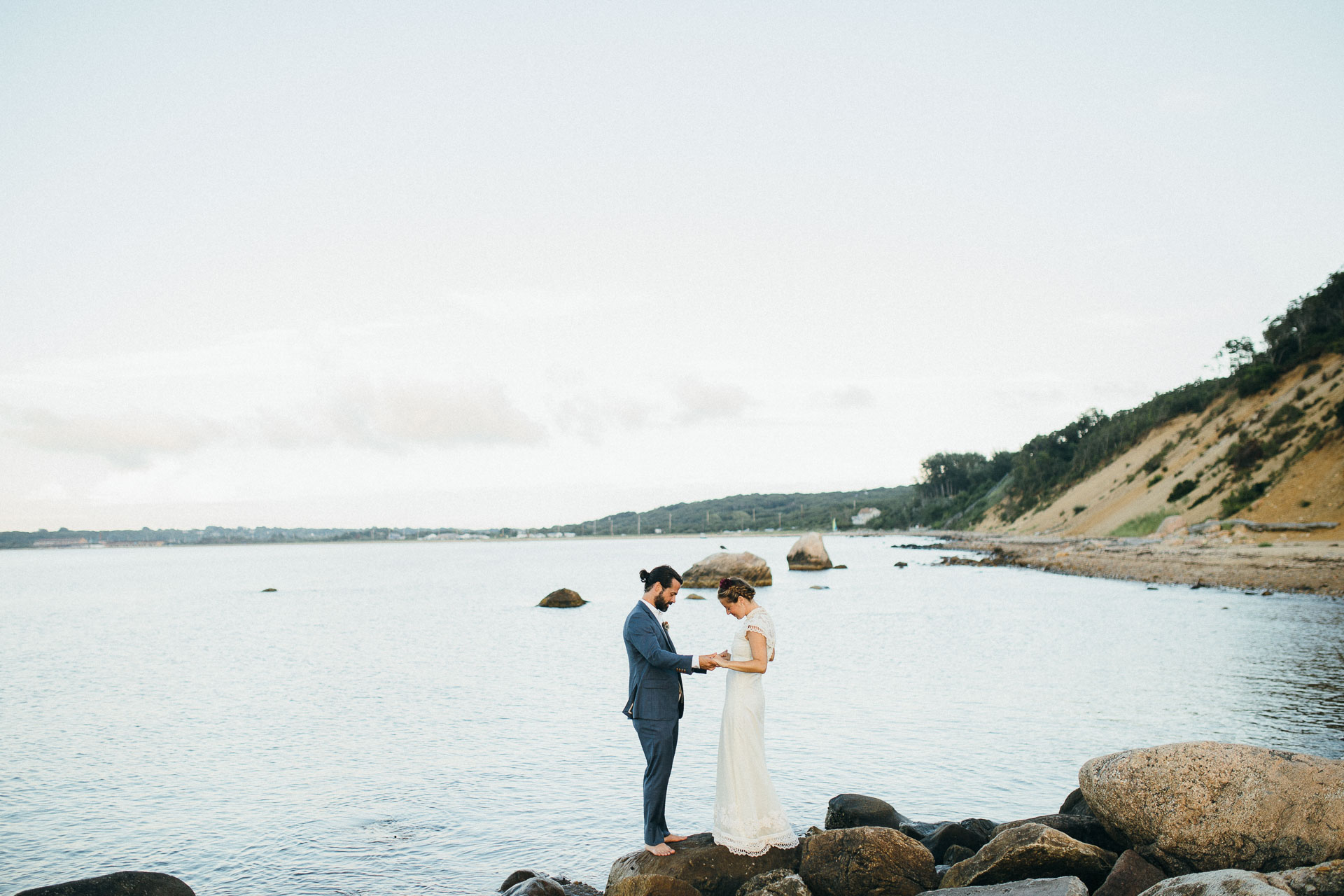 Filiz & Greg Montauk Intimate Wedding by Jean-Laurent Gaudy Photography