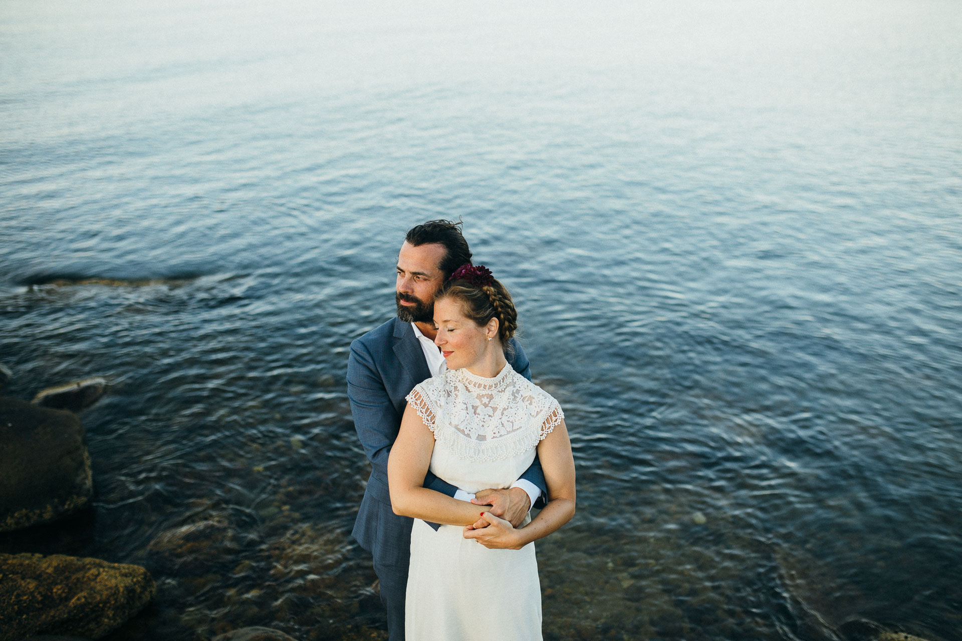 Filiz & Greg Montauk Intimate Wedding by Jean-Laurent Gaudy Photography