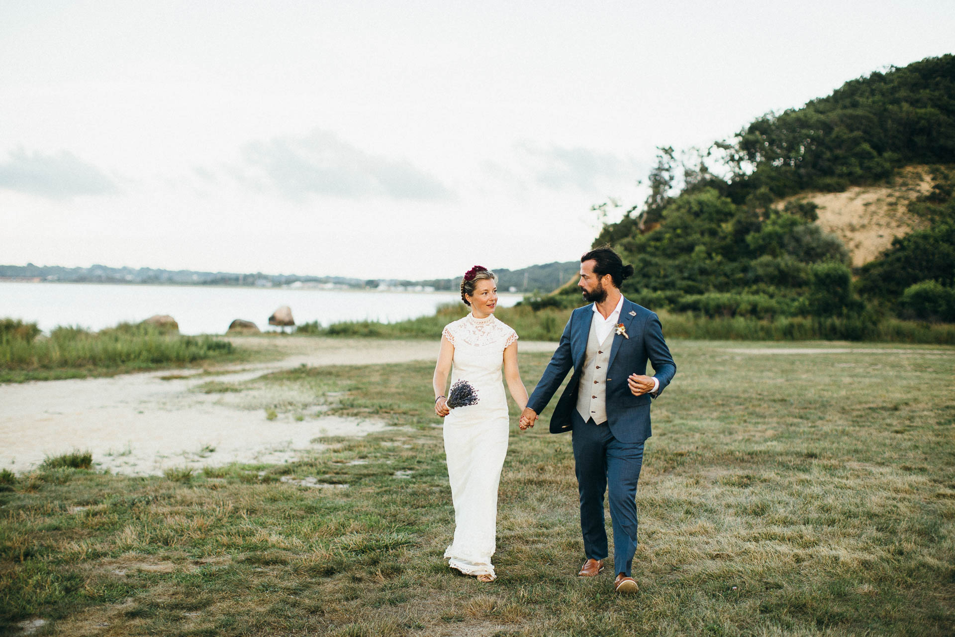 Filiz & Greg Montauk Intimate Wedding by Jean-Laurent Gaudy Photography