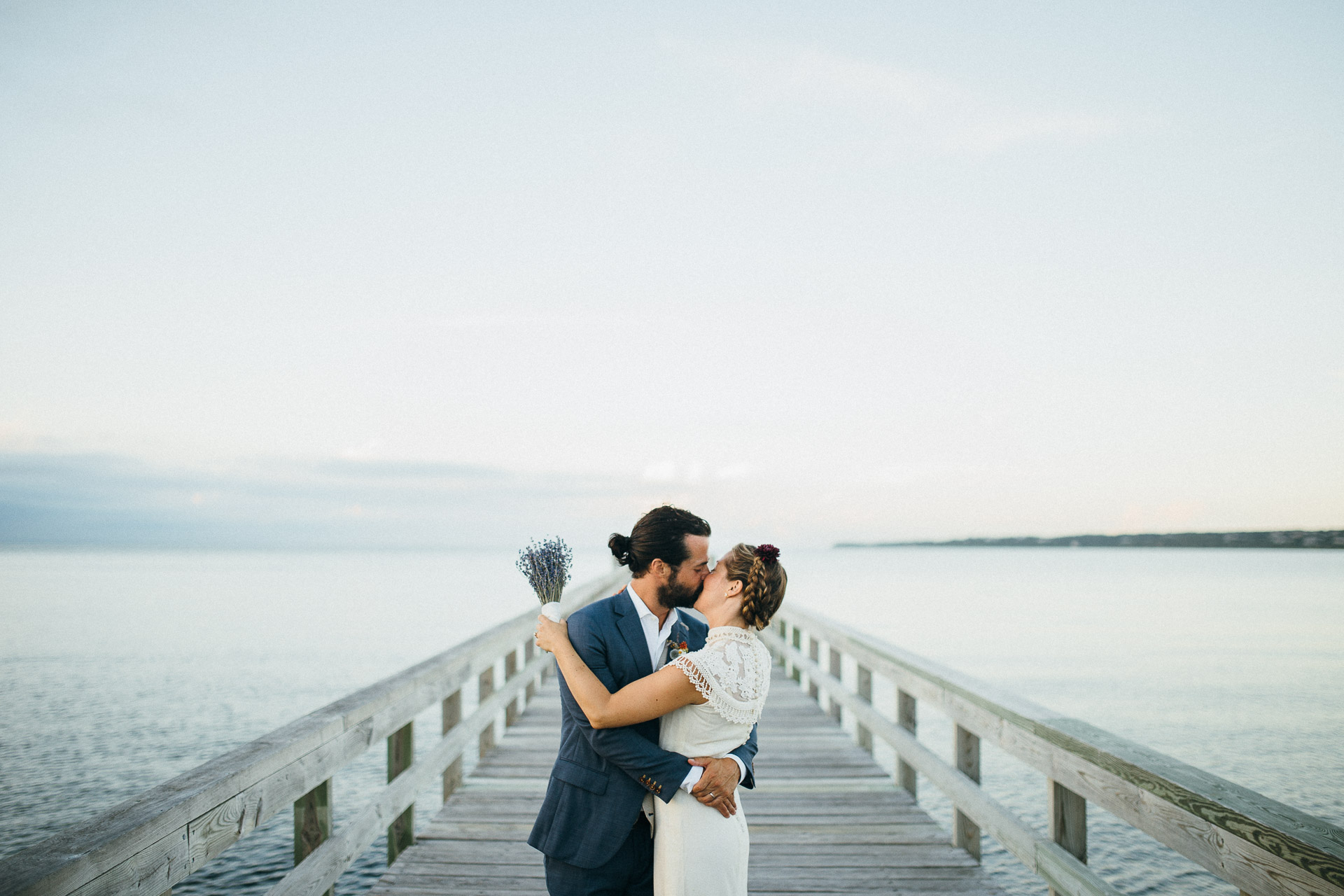 Filiz & Greg Montauk Intimate Wedding by Jean-Laurent Gaudy Photography
