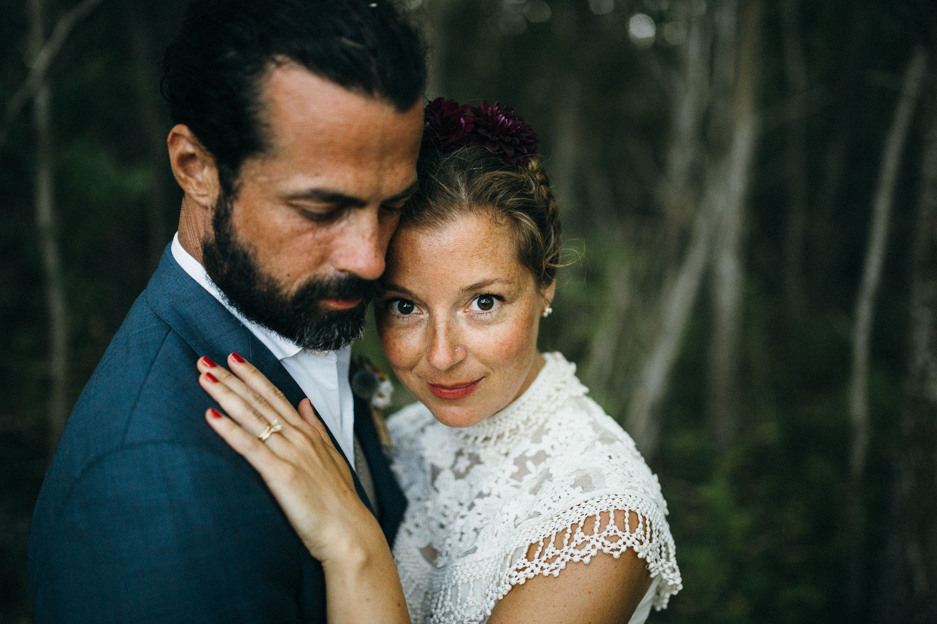 Filiz & Greg Montauk Intimate Wedding by Jean-Laurent Gaudy Photography