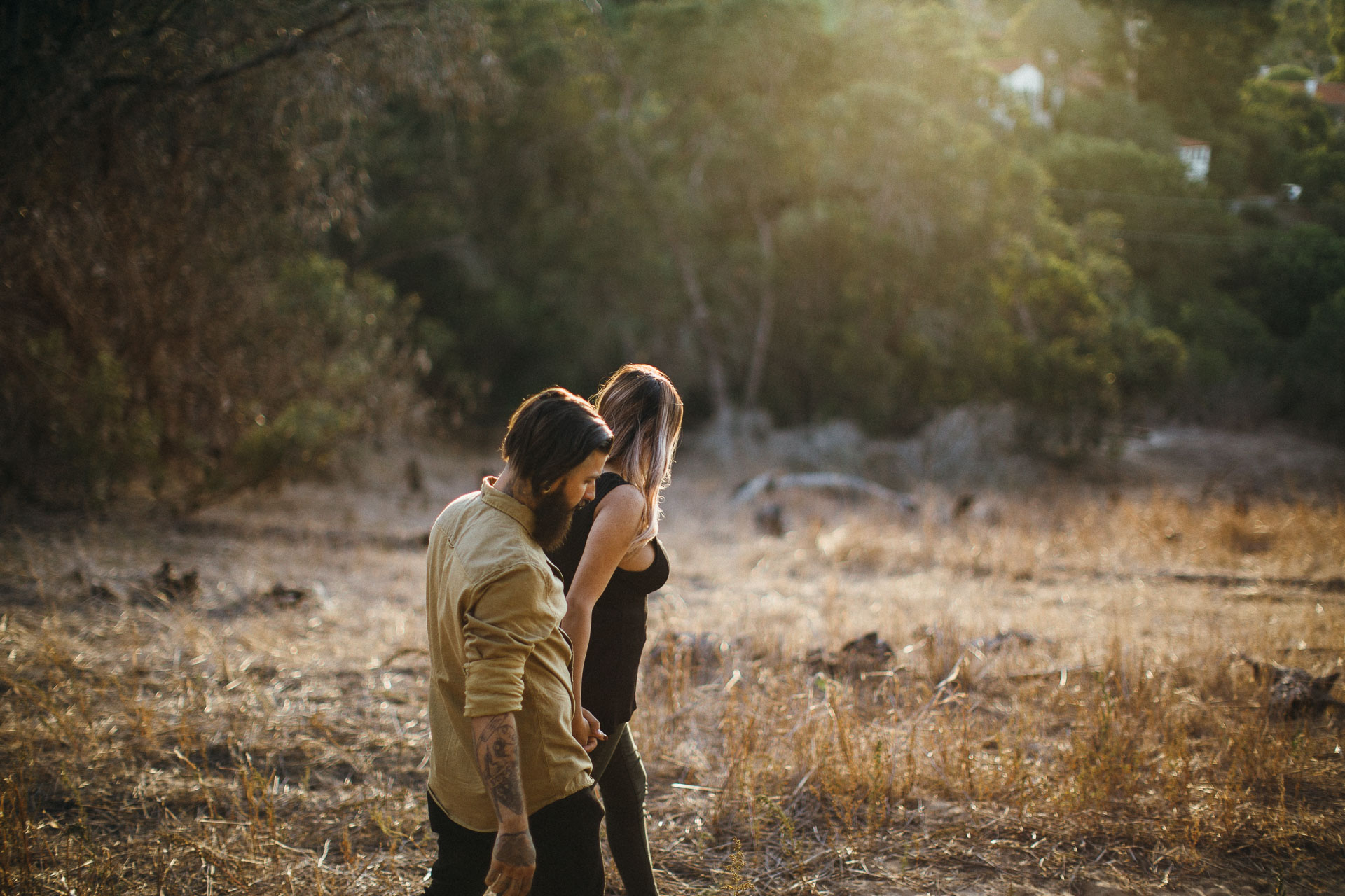 Palos Verdes Engagement in California by Jean-Laurent Gaudy Photography