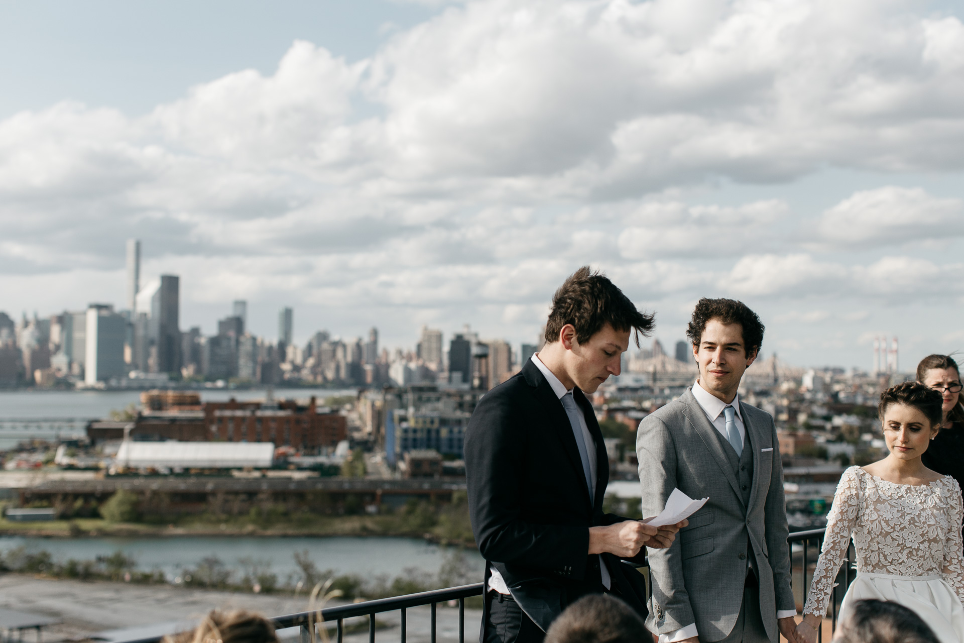 Wythe Hotel Intimate wedding by Jean-Laurent Gaudy Photography