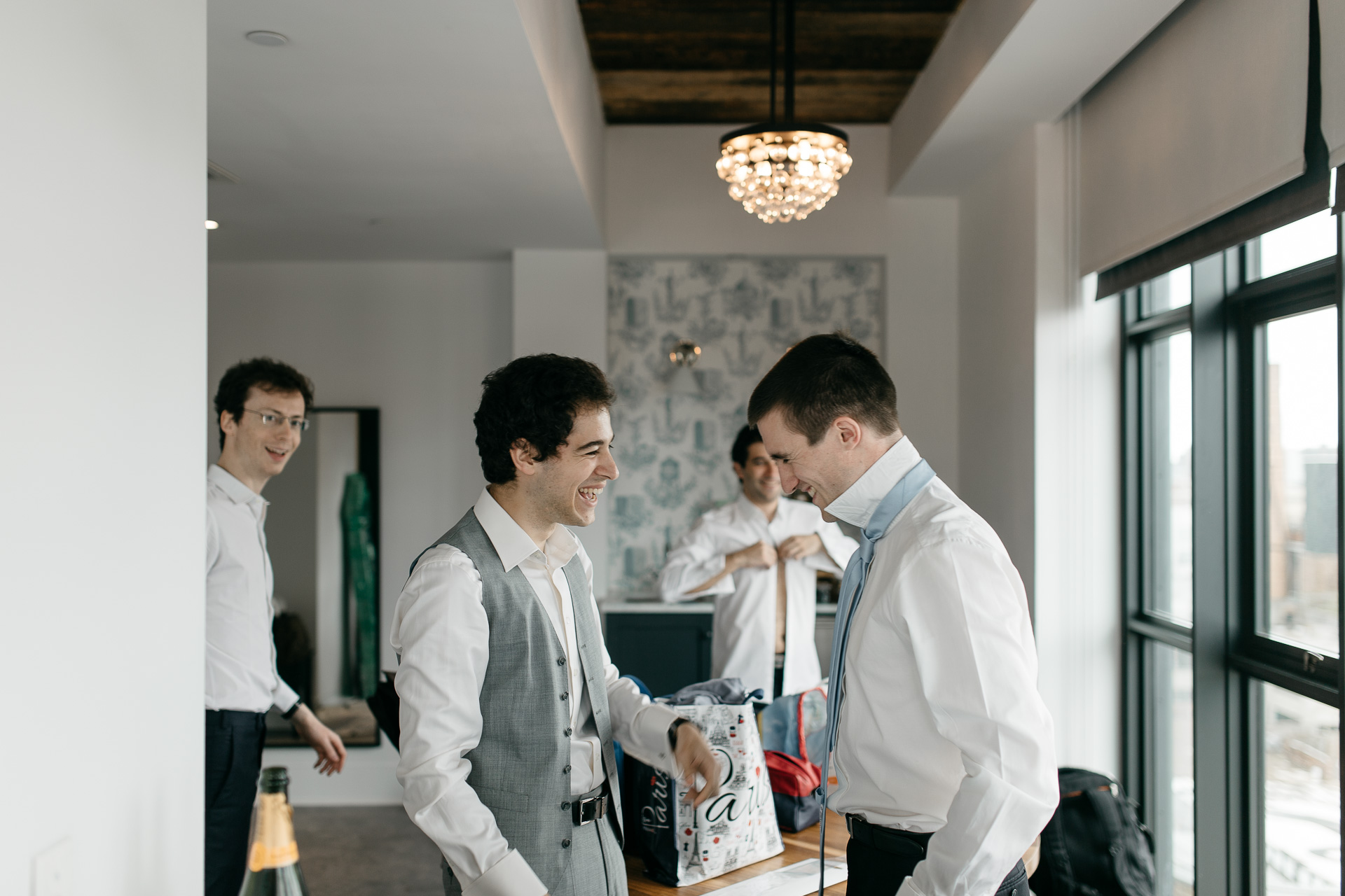 Wythe Hotel Intimate wedding by Jean-Laurent Gaudy Photography