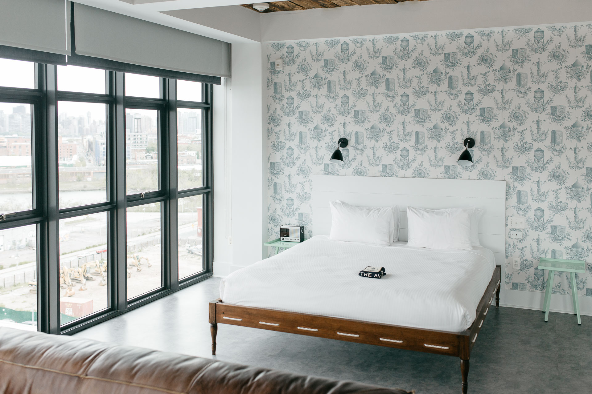 Wythe Hotel Intimate wedding by Jean-Laurent Gaudy Photography