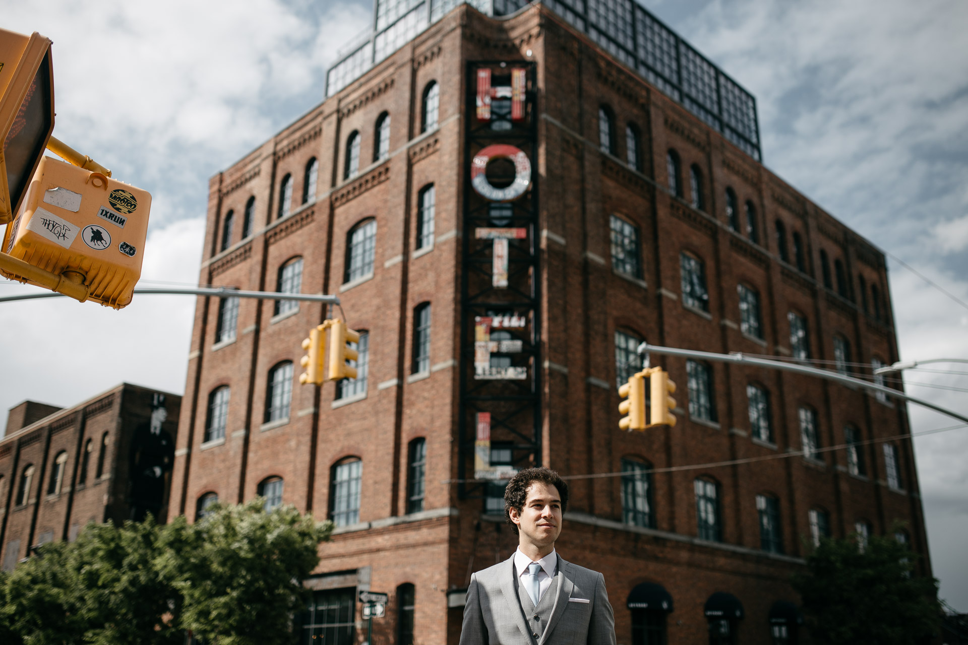 Wythe Hotel Intimate wedding by Jean-Laurent Gaudy Photography