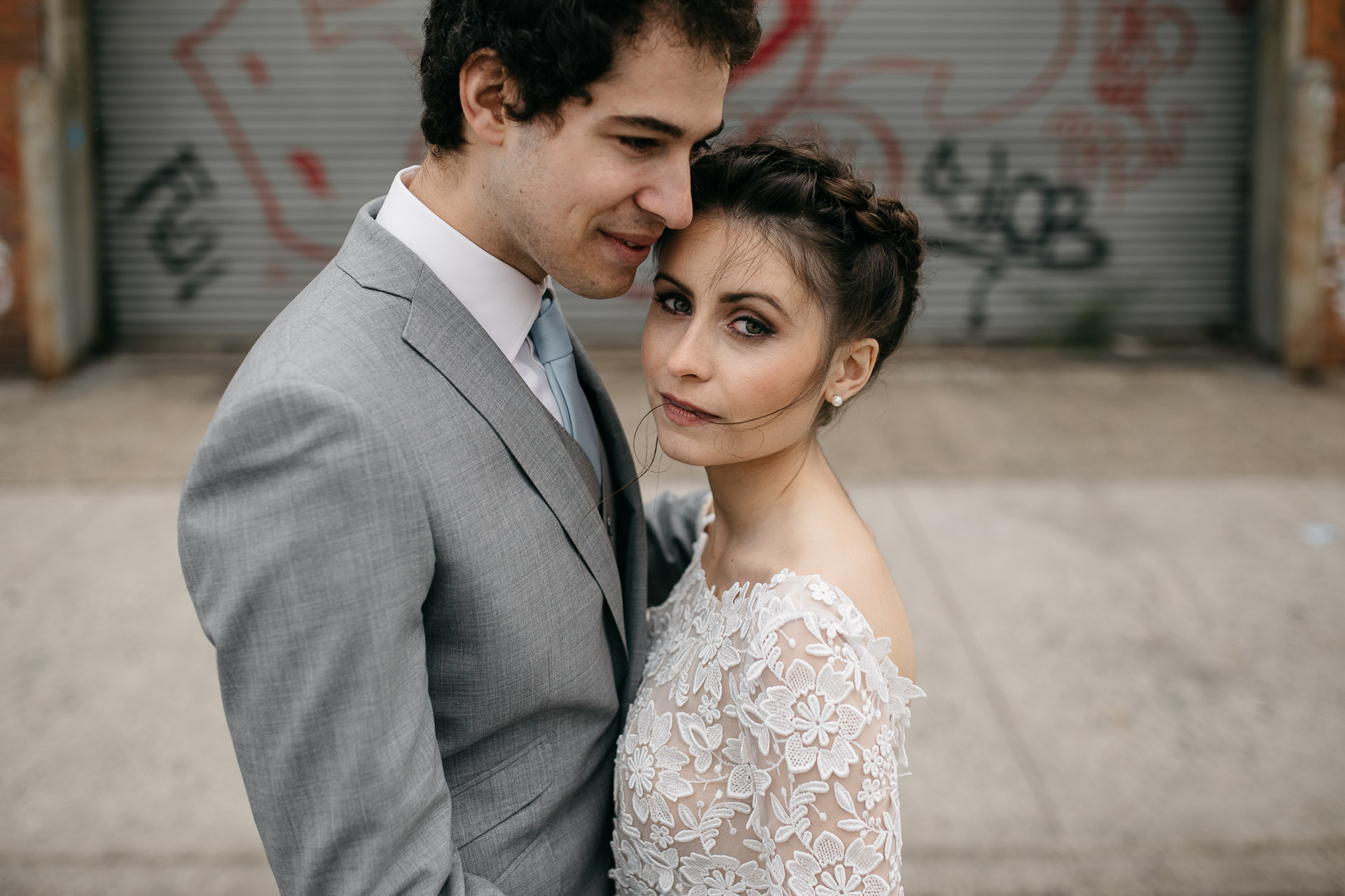 Wythe Hotel Intimate wedding by Jean-Laurent Gaudy Photography