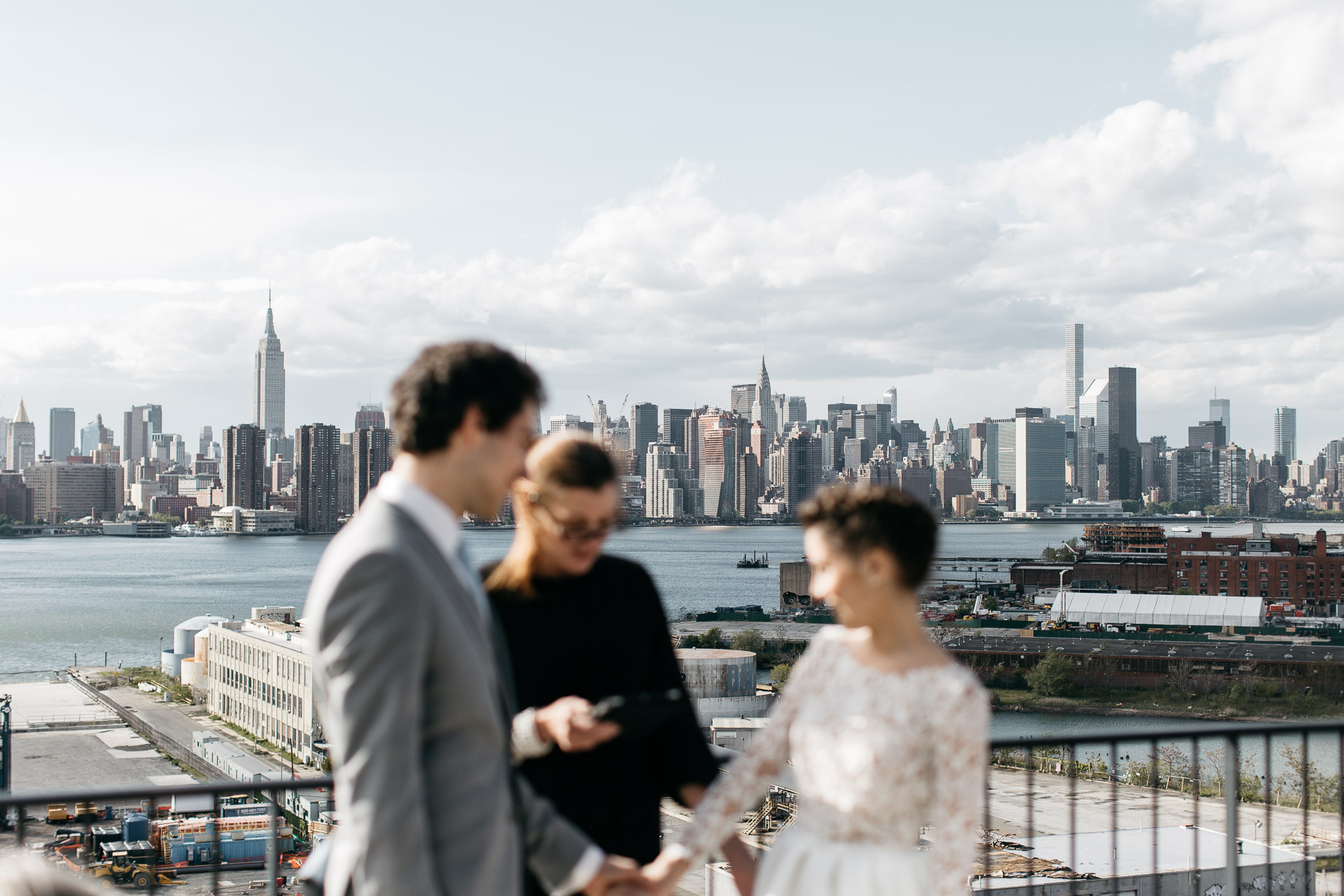 Wythe Hotel Intimate wedding by Jean-Laurent Gaudy Photography