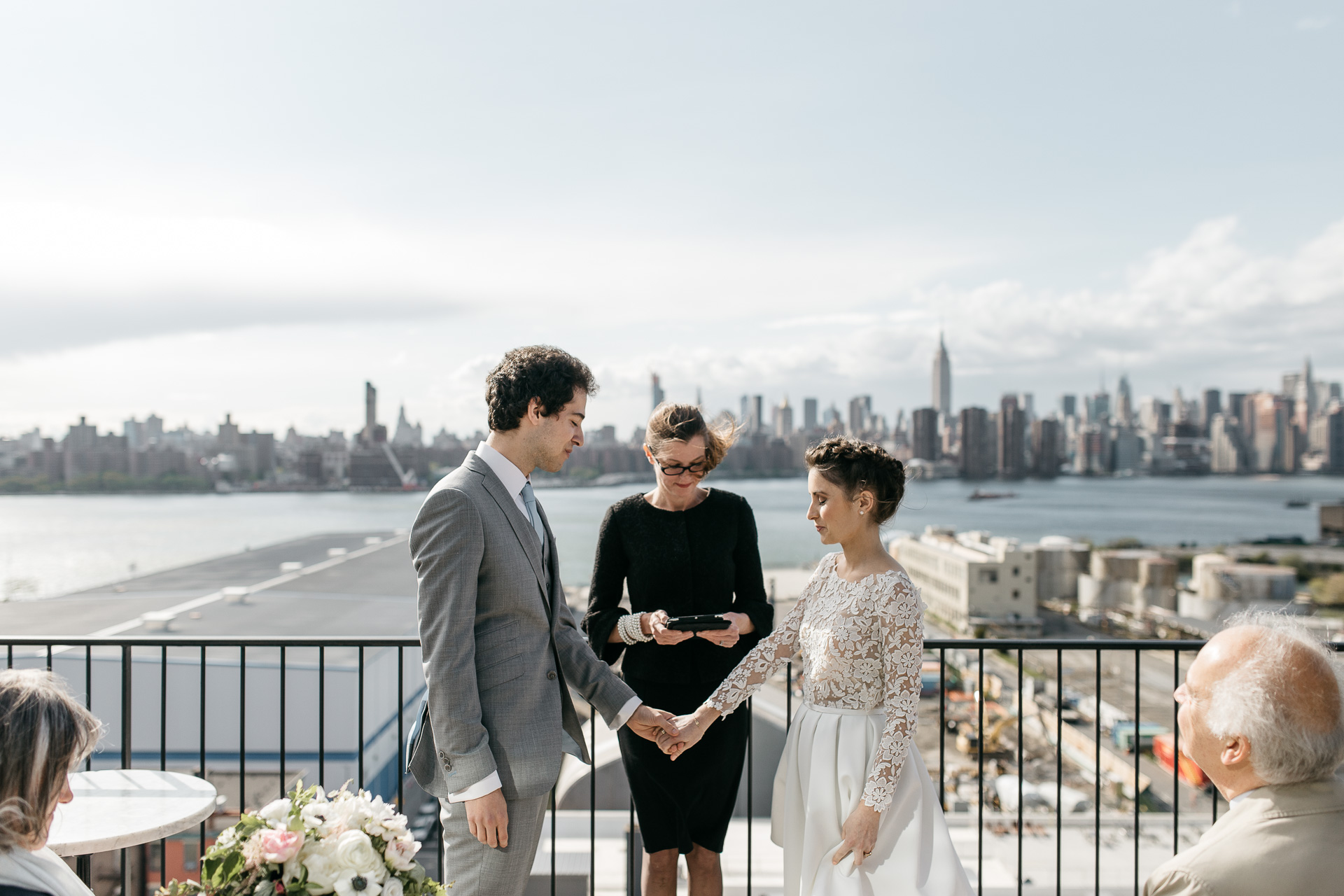 Wythe Hotel Intimate wedding by Jean-Laurent Gaudy Photography