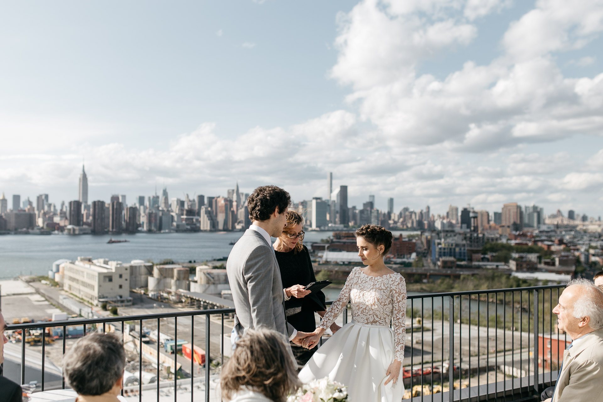 Wythe Hotel Intimate wedding by Jean-Laurent Gaudy Photography