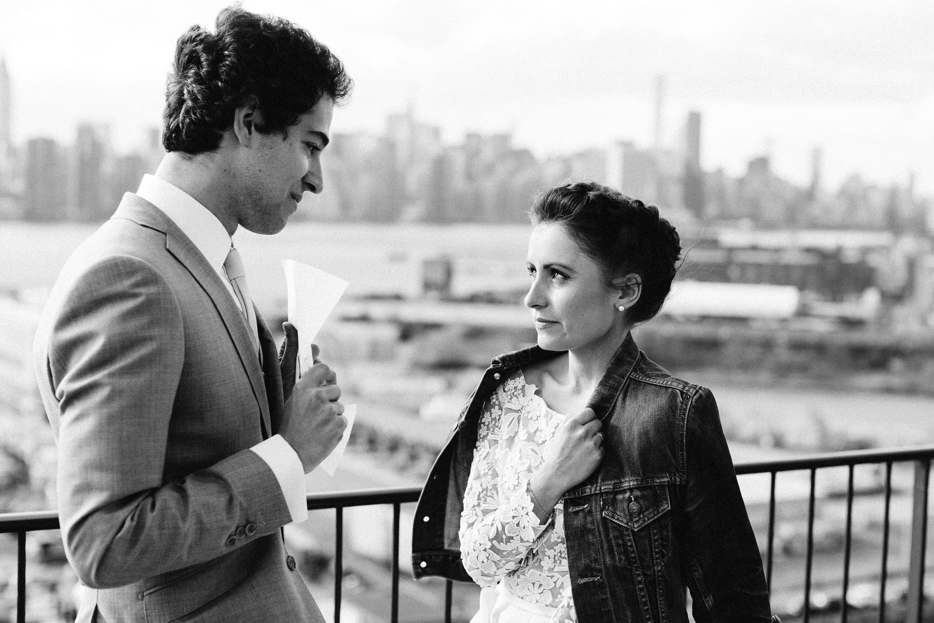 Wythe Hotel Intimate wedding by Jean-Laurent Gaudy Photography