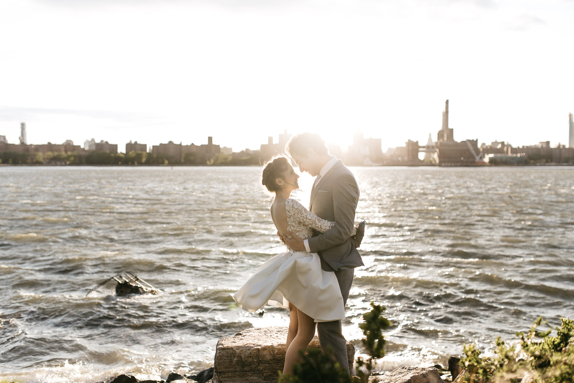 Wythe Hotel Intimate wedding by Jean-Laurent Gaudy Photography
